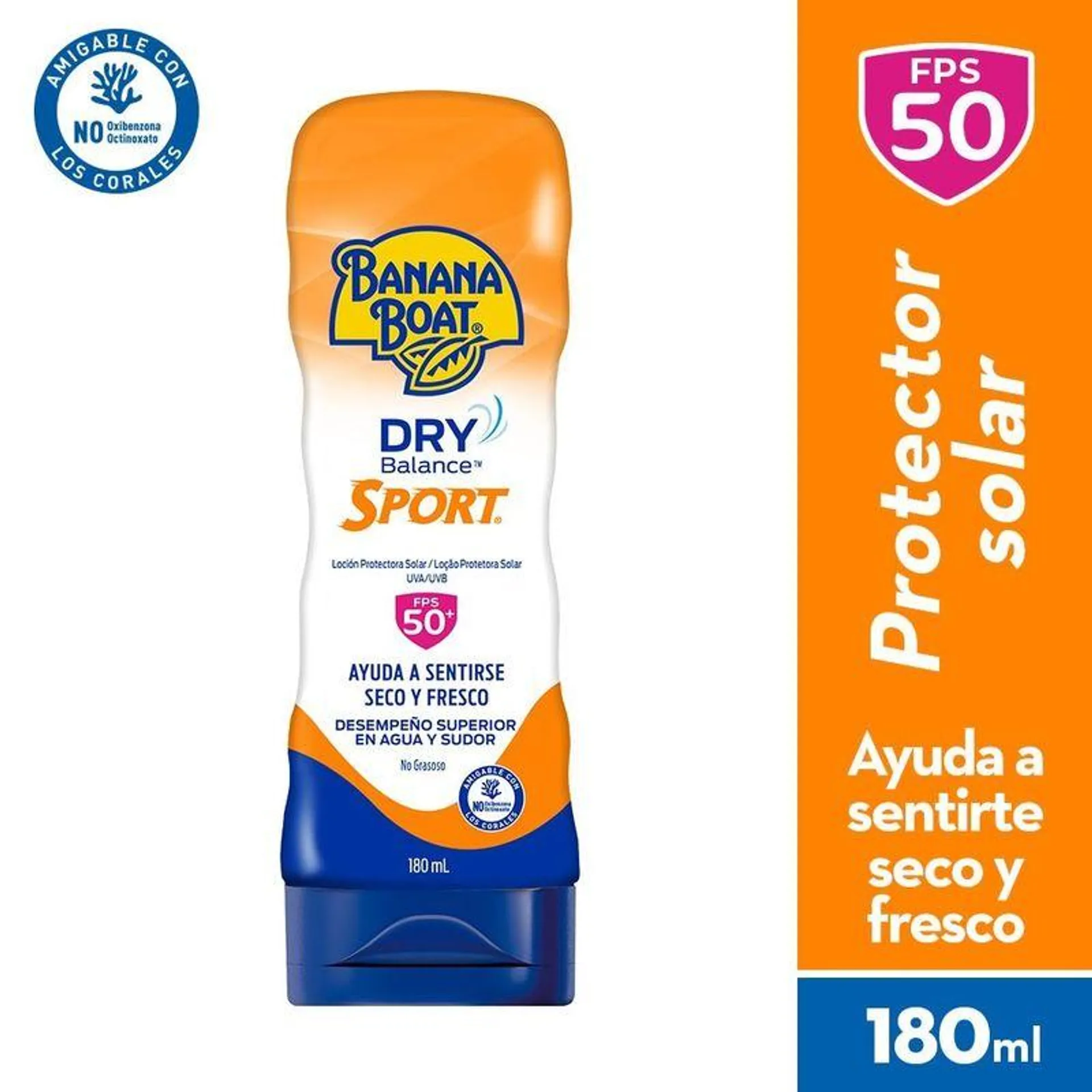 Protector Solar Banana Boat Crema Dry Fps50 X 180Ml