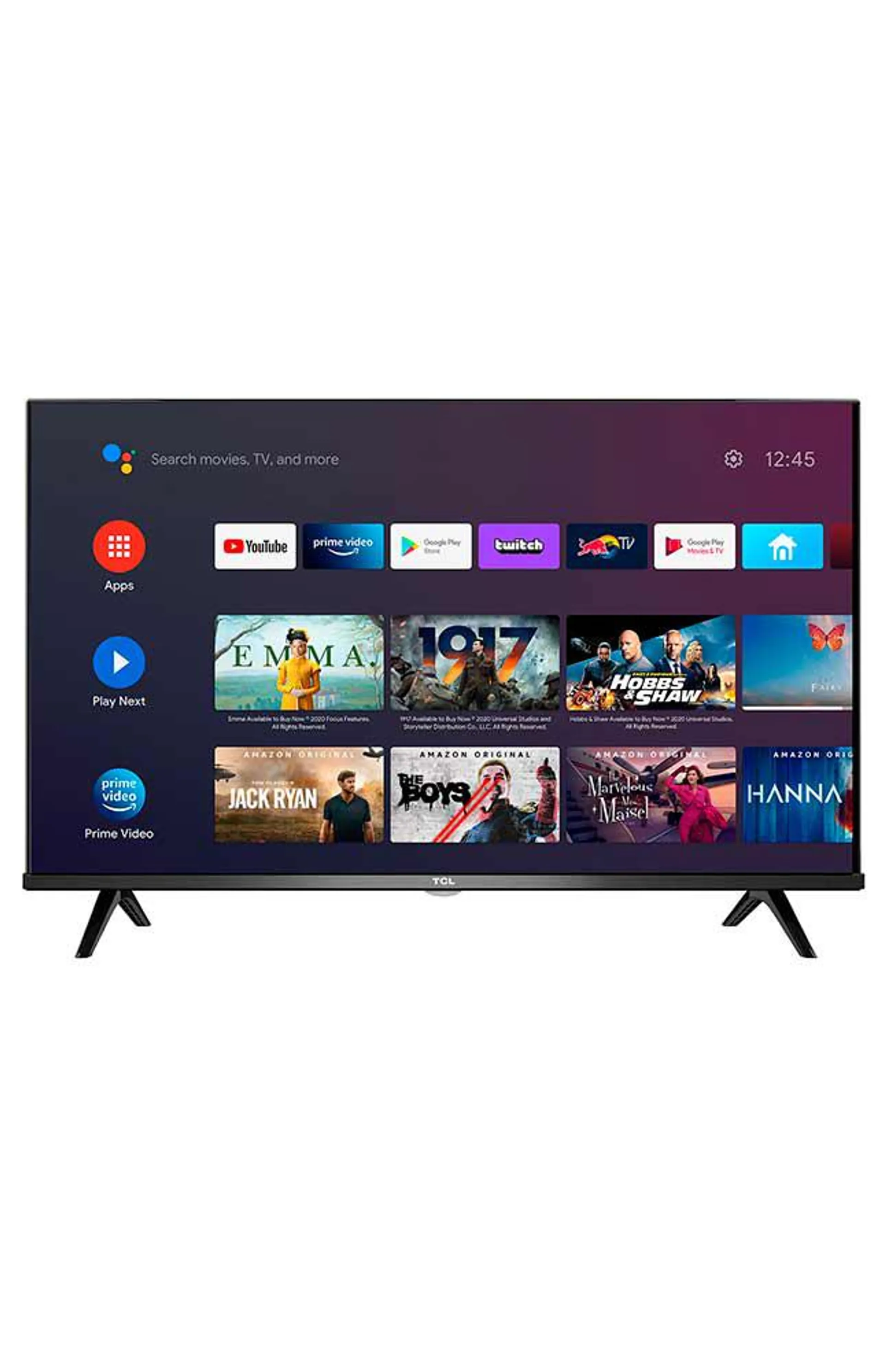 TV TCL 43" UHD 2K Android 43S60A