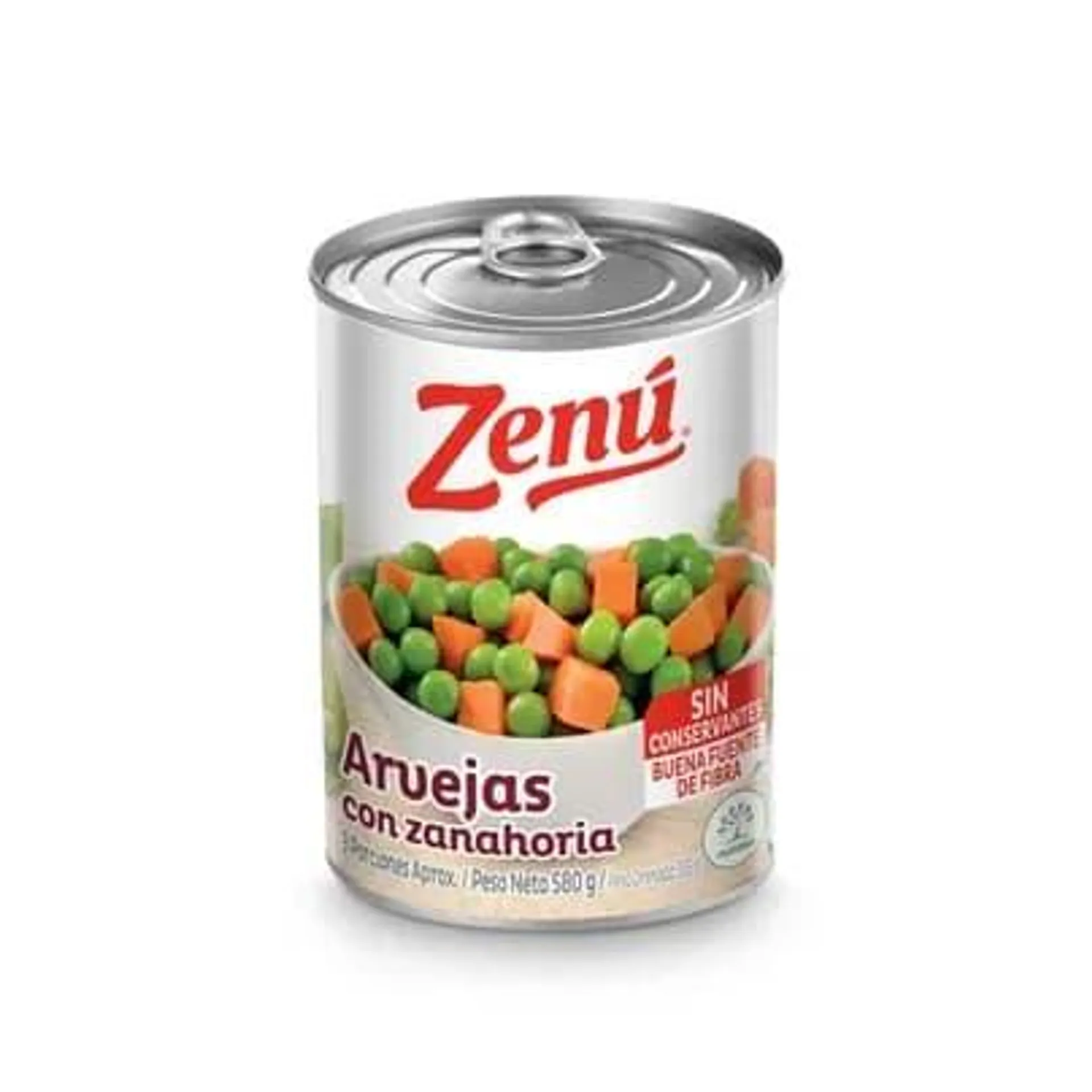 Arvejas con zanahoria Zenú x 580g