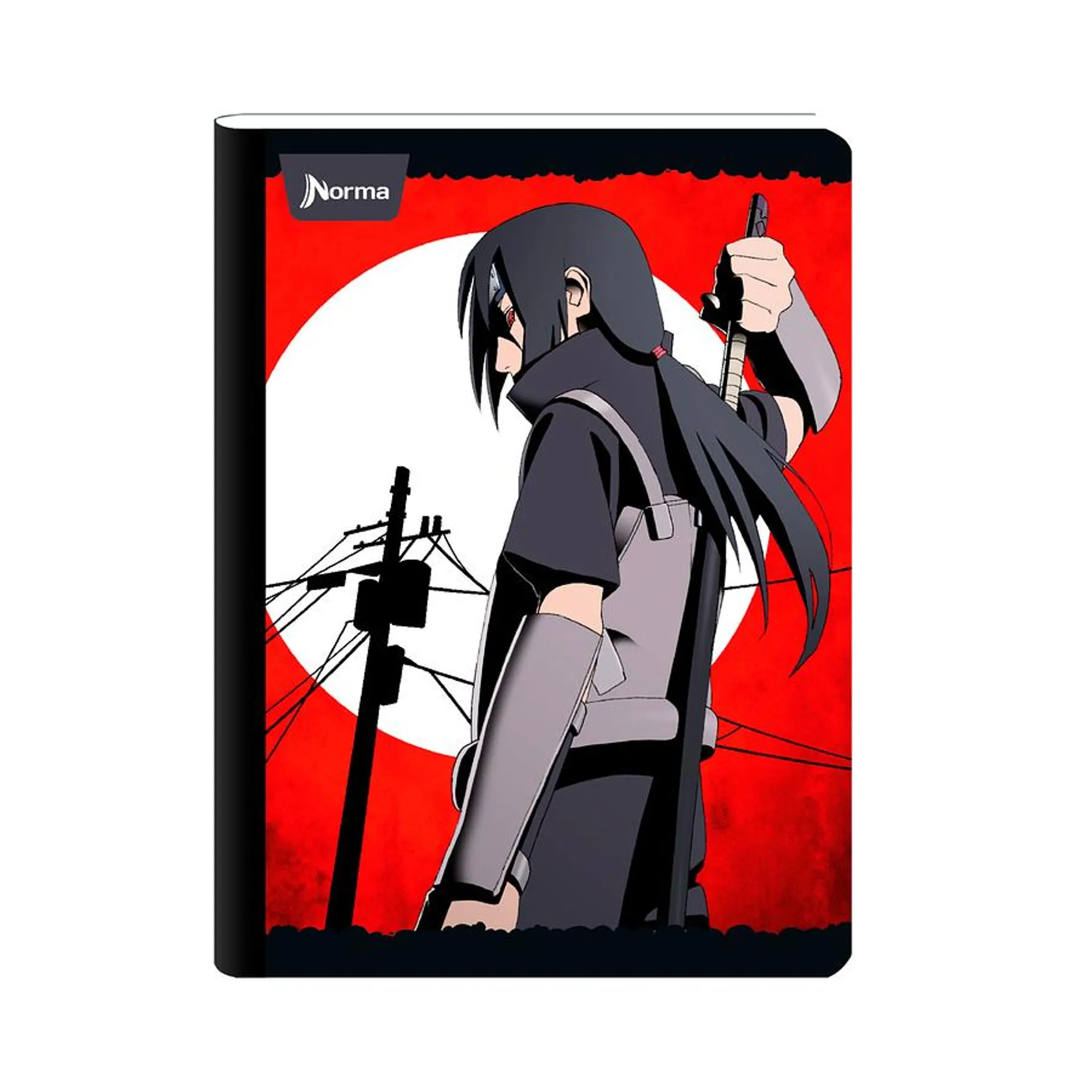 Cuaderno Cosido Naruto 100 Hojas Cuadros