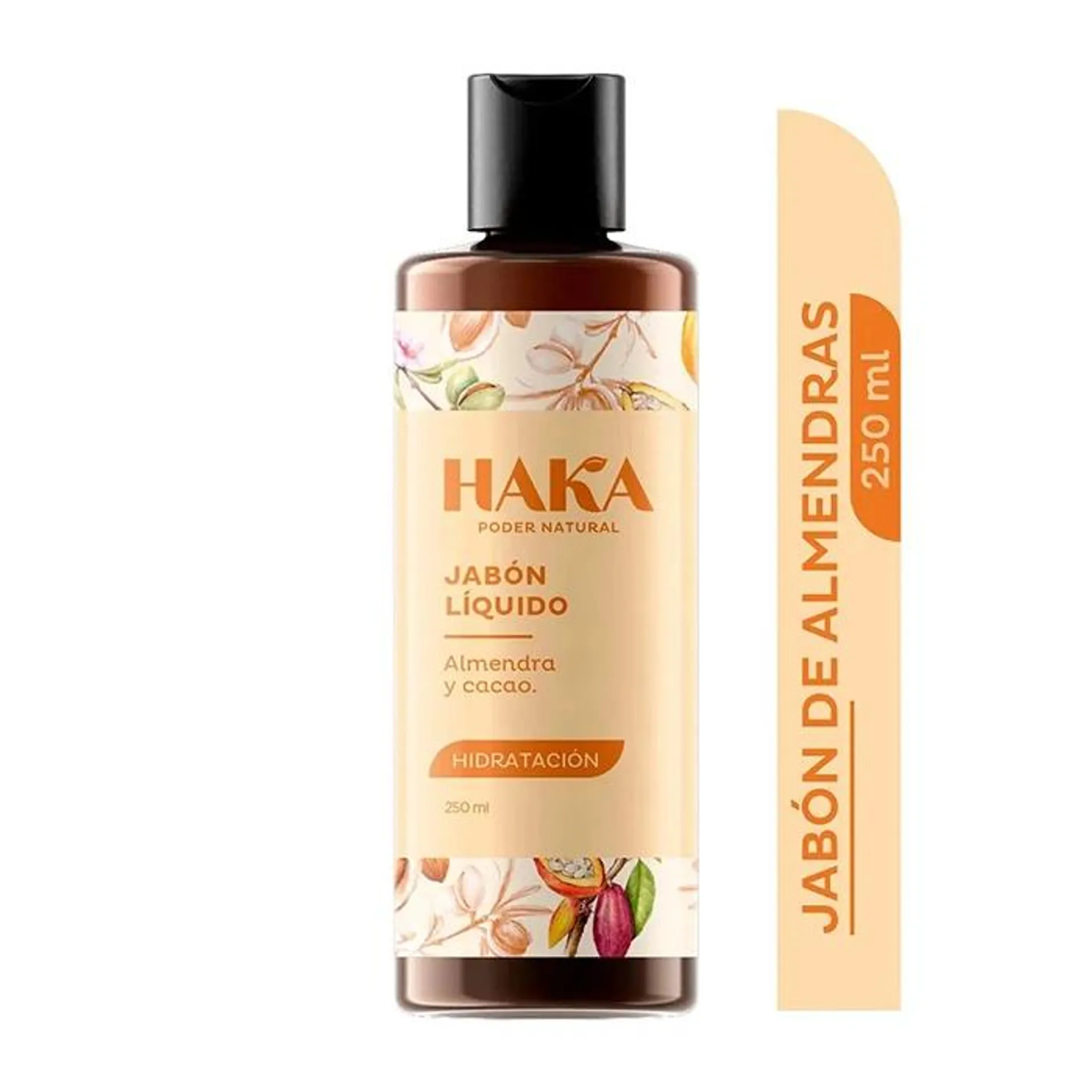 Jabon Liquido corporal Almendras HAKA x250ml