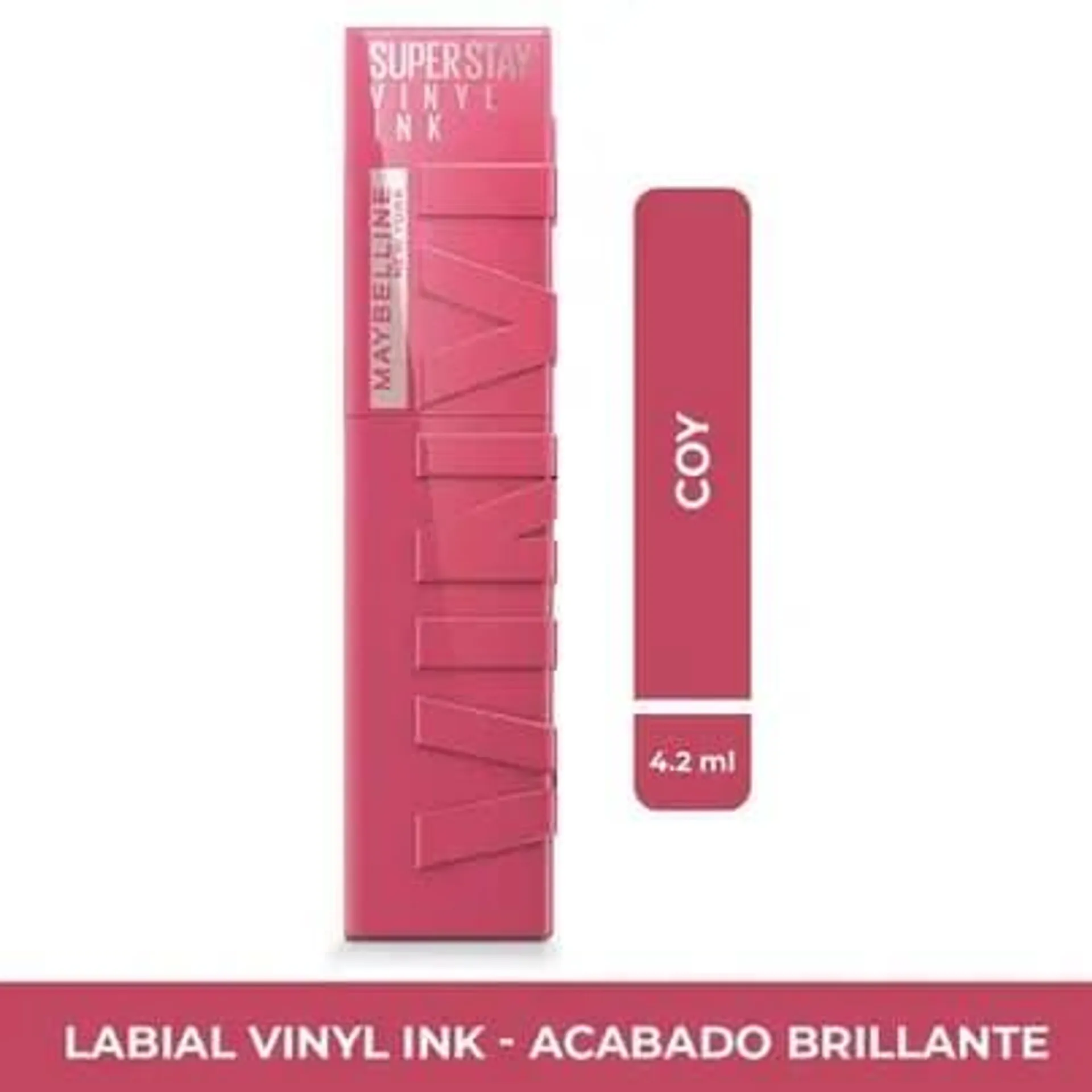 Labial Maybelline Super Stay Vinyl Ink Coy x 4.2ml