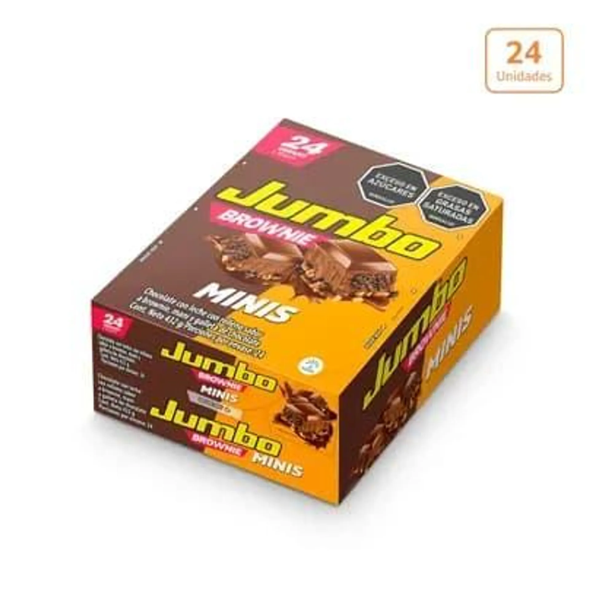 Chocolatina Jumbo Brownie x 24 unds x 18g c/u