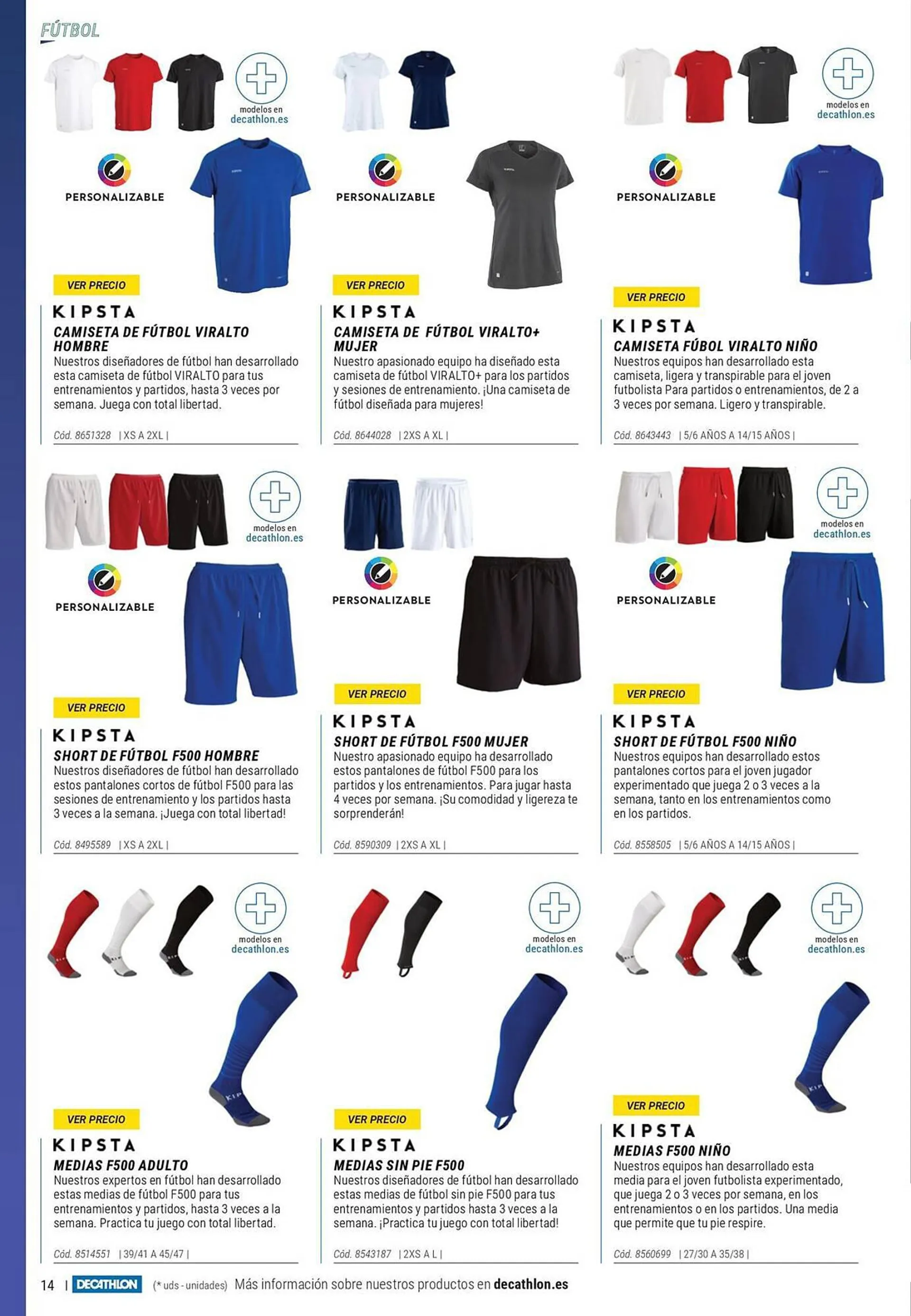 Catalogo de Catálogo Decathlon 9 de abril al 31 de diciembre 2024 - Pag 14