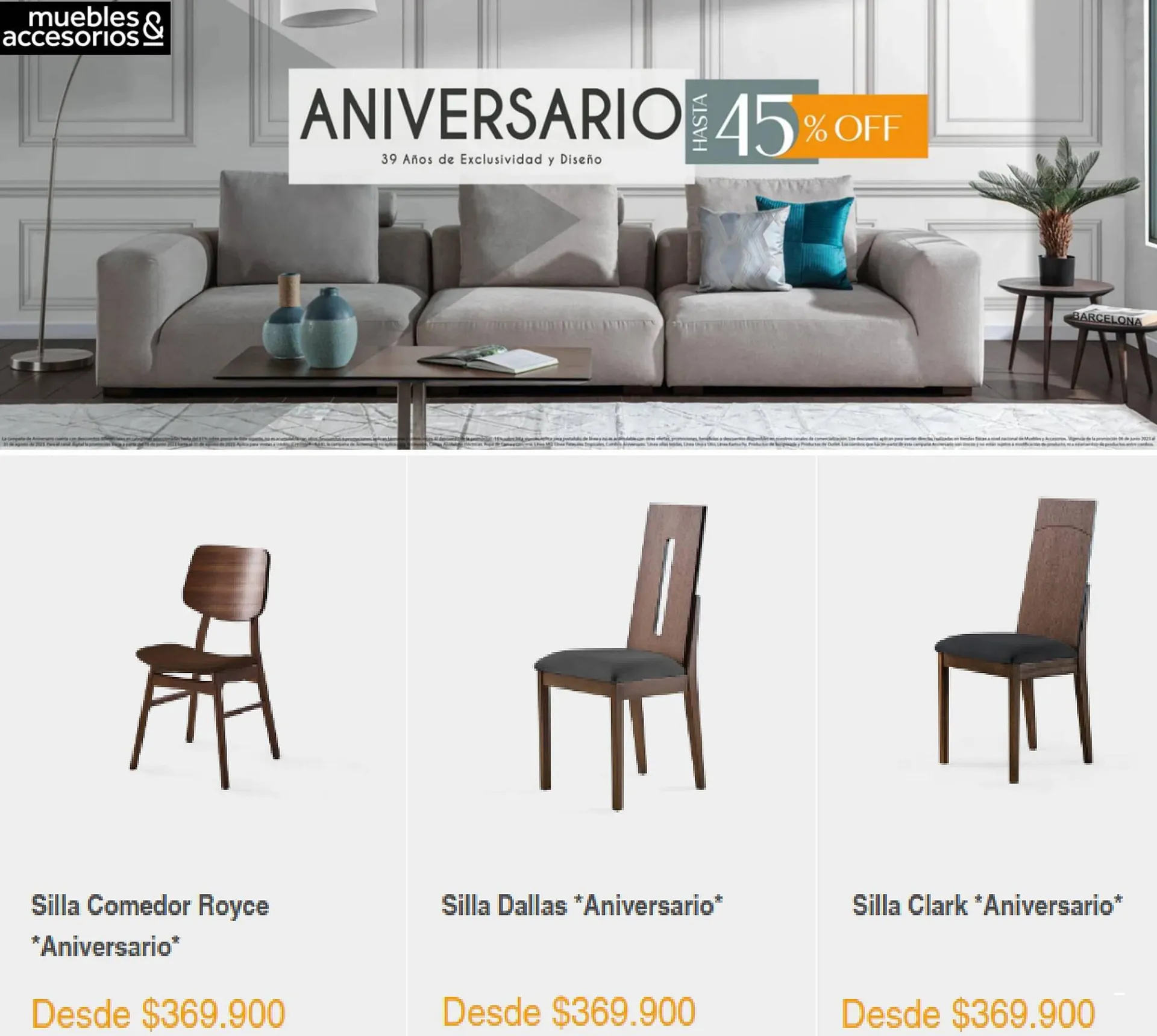 Catalogo de Catálogo Muebles & Accesorios 10 de julio al 31 de agosto 2023 - Pag 7