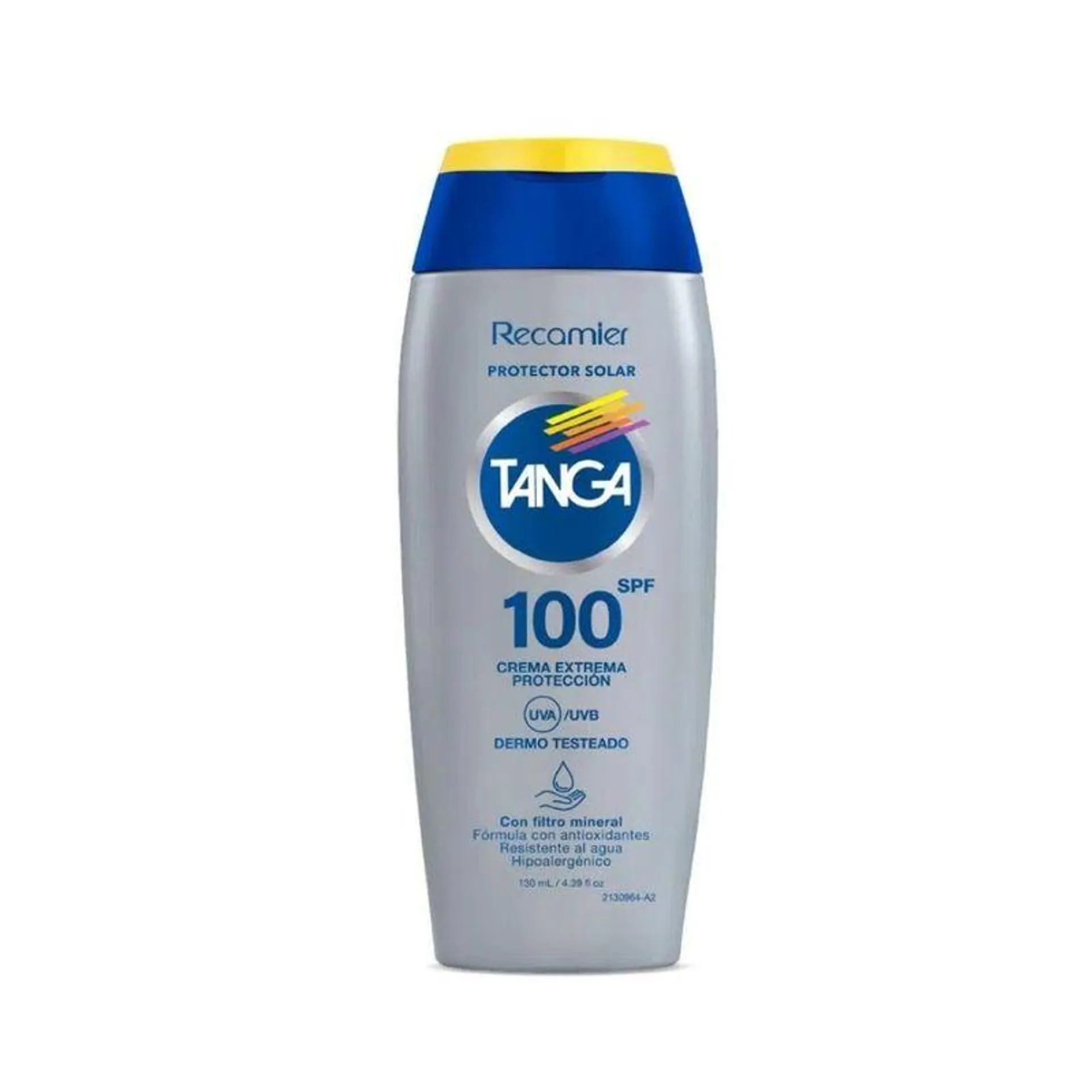 Bloqueador Crema Tanga Spf 100 Adultos x 130ml