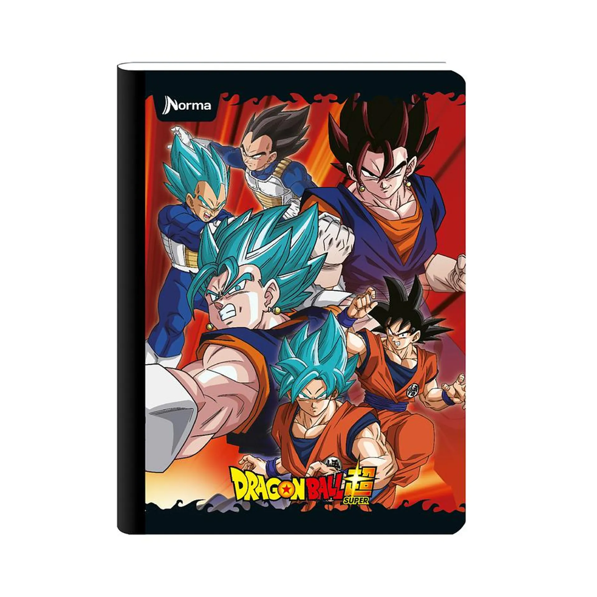 Cuaderno Cosido Norma Dragon Ball Z 100 Hojas Cuadros