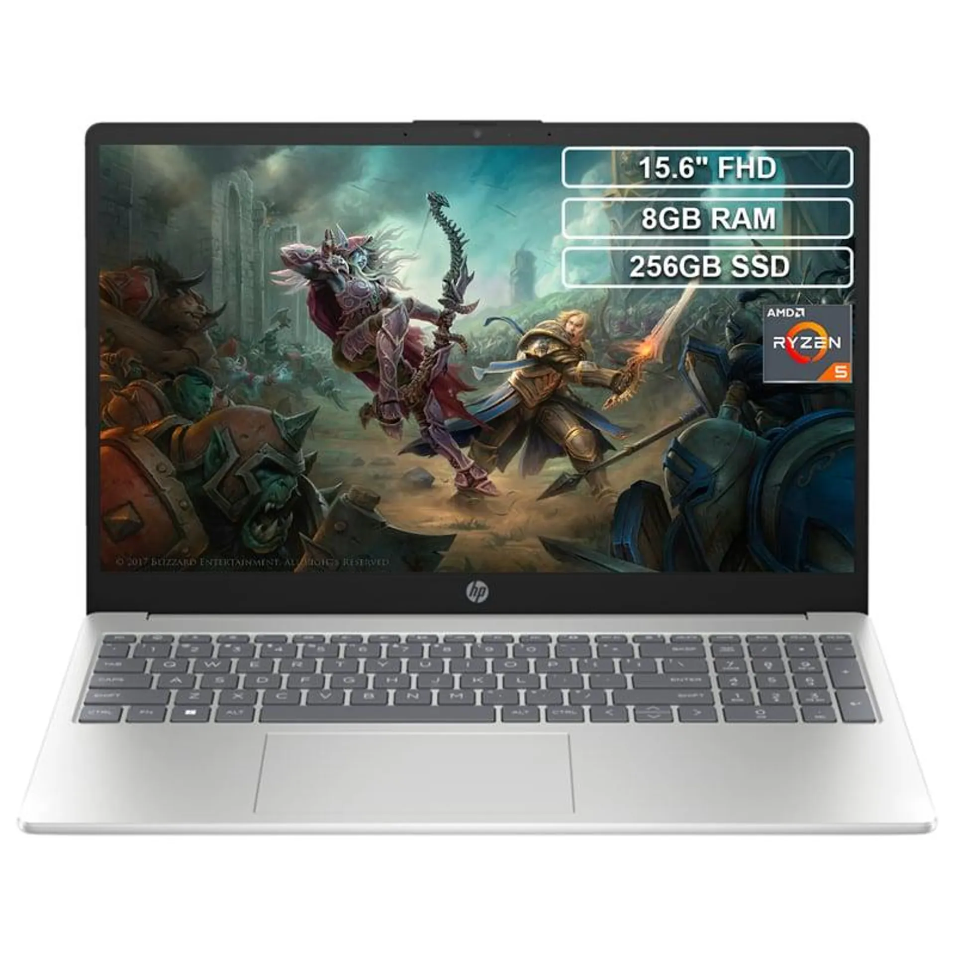 Portátil HP 15-fc0009la Ryzen 5 7520U 8GB 256GB FHD 15