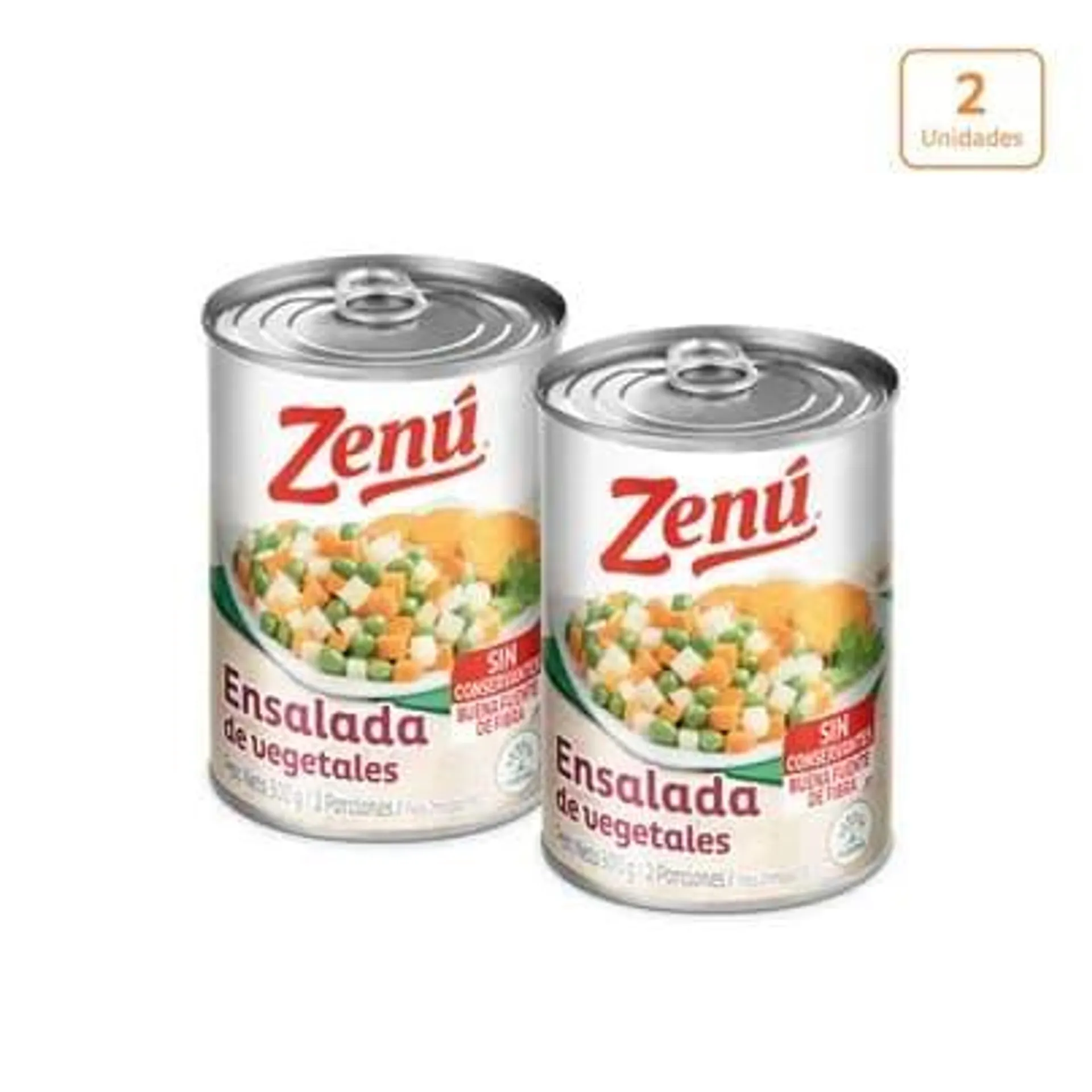 Ensalada de Vegetales Zenú x 300g x 2 unds