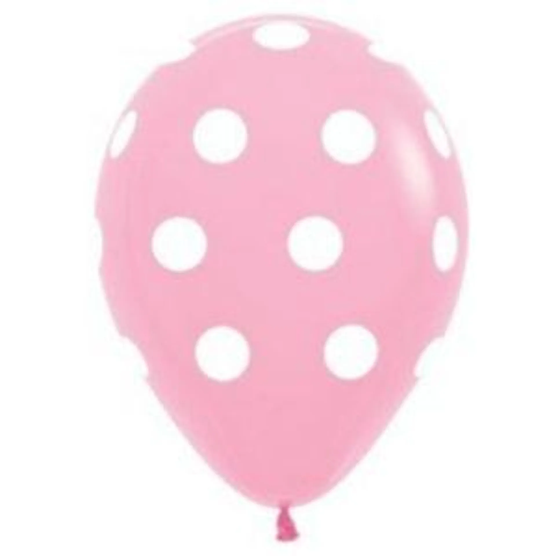 GLOBO ROSADO POLKA DOTS BLANCO FASHION SEMPERTEX