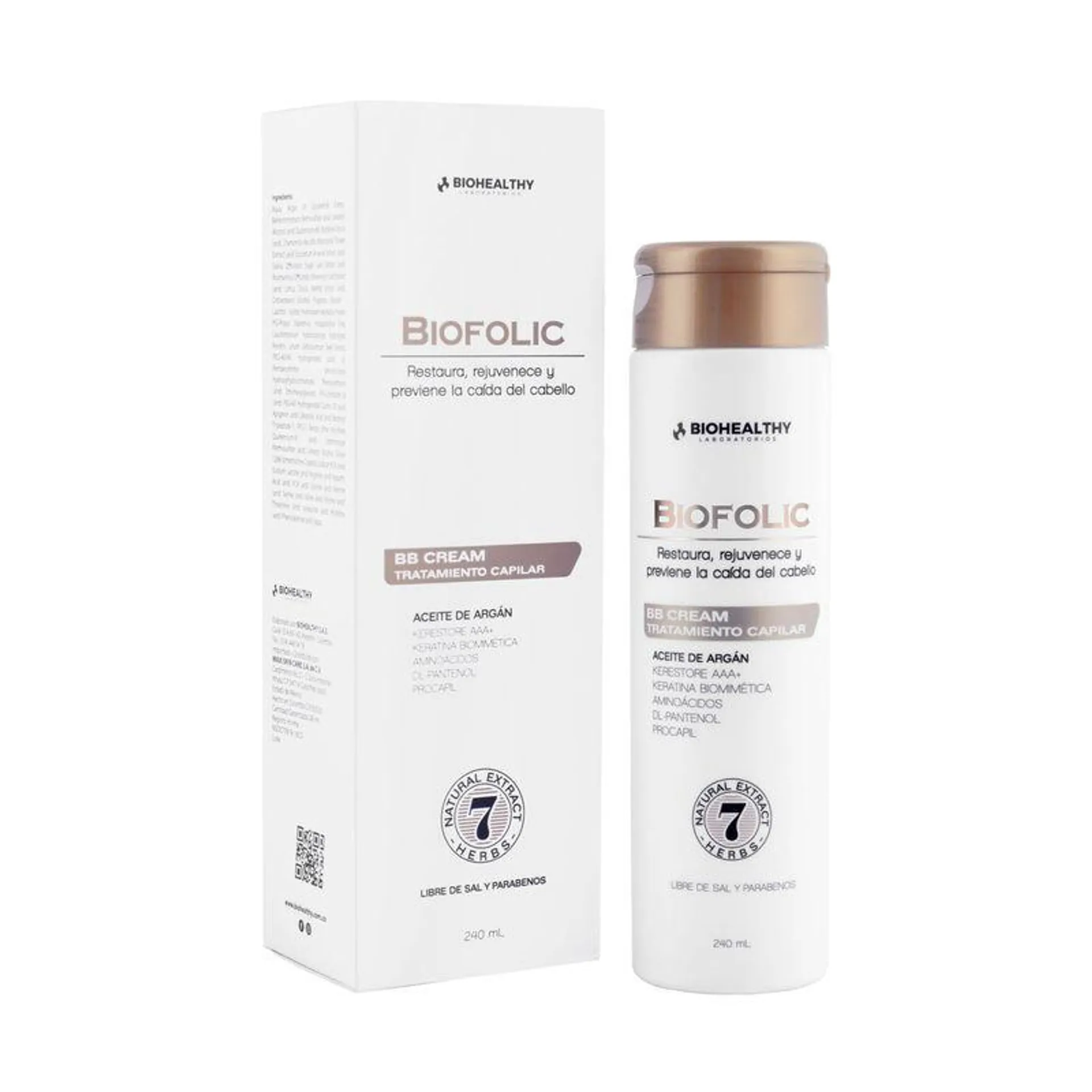 Bb Cream Capilar Biofolic - Biohealthy