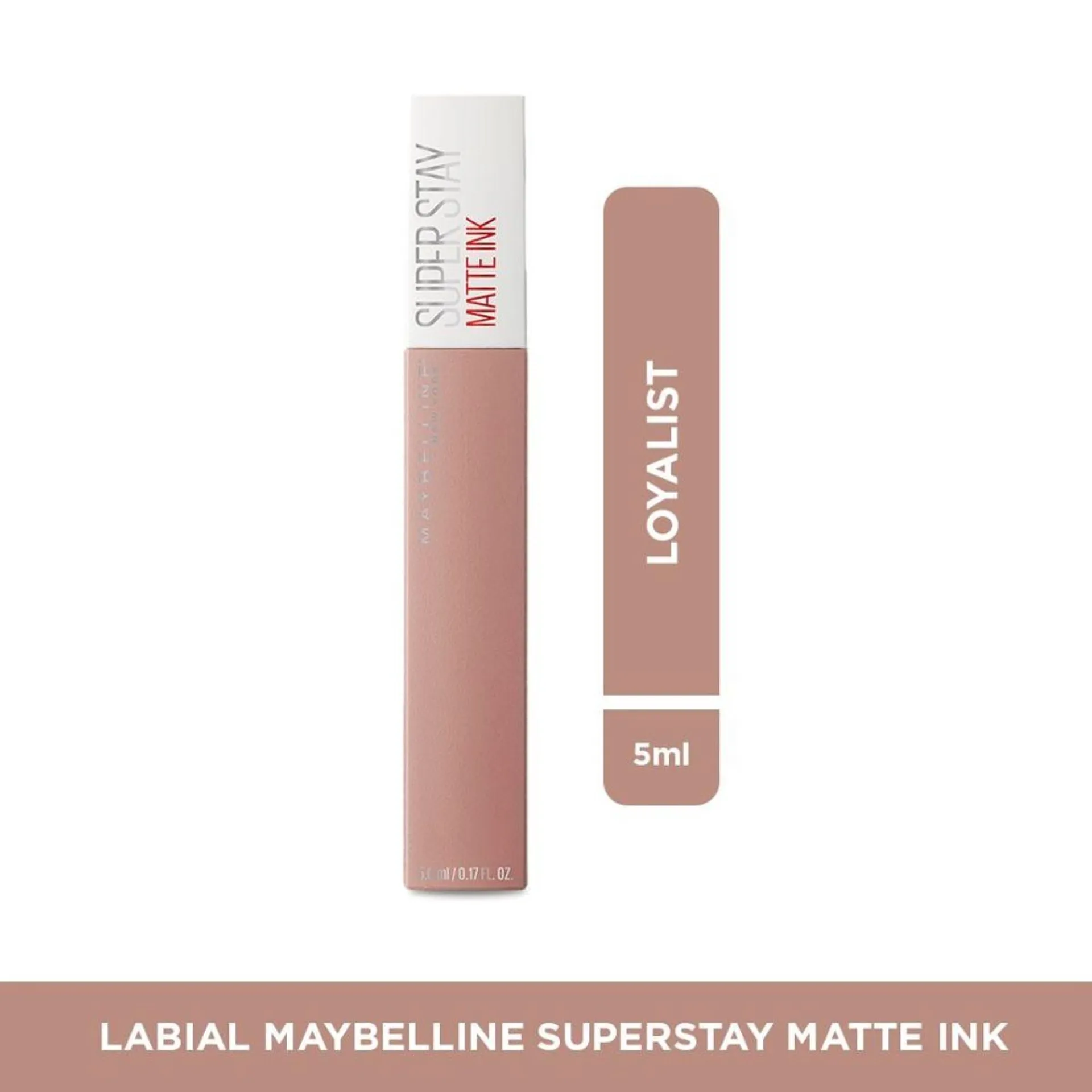 Labial Maybelline Super Stay Matte Ink Larga Duración Dancer X 5 Ml Loyalist 5 X 5 Ml