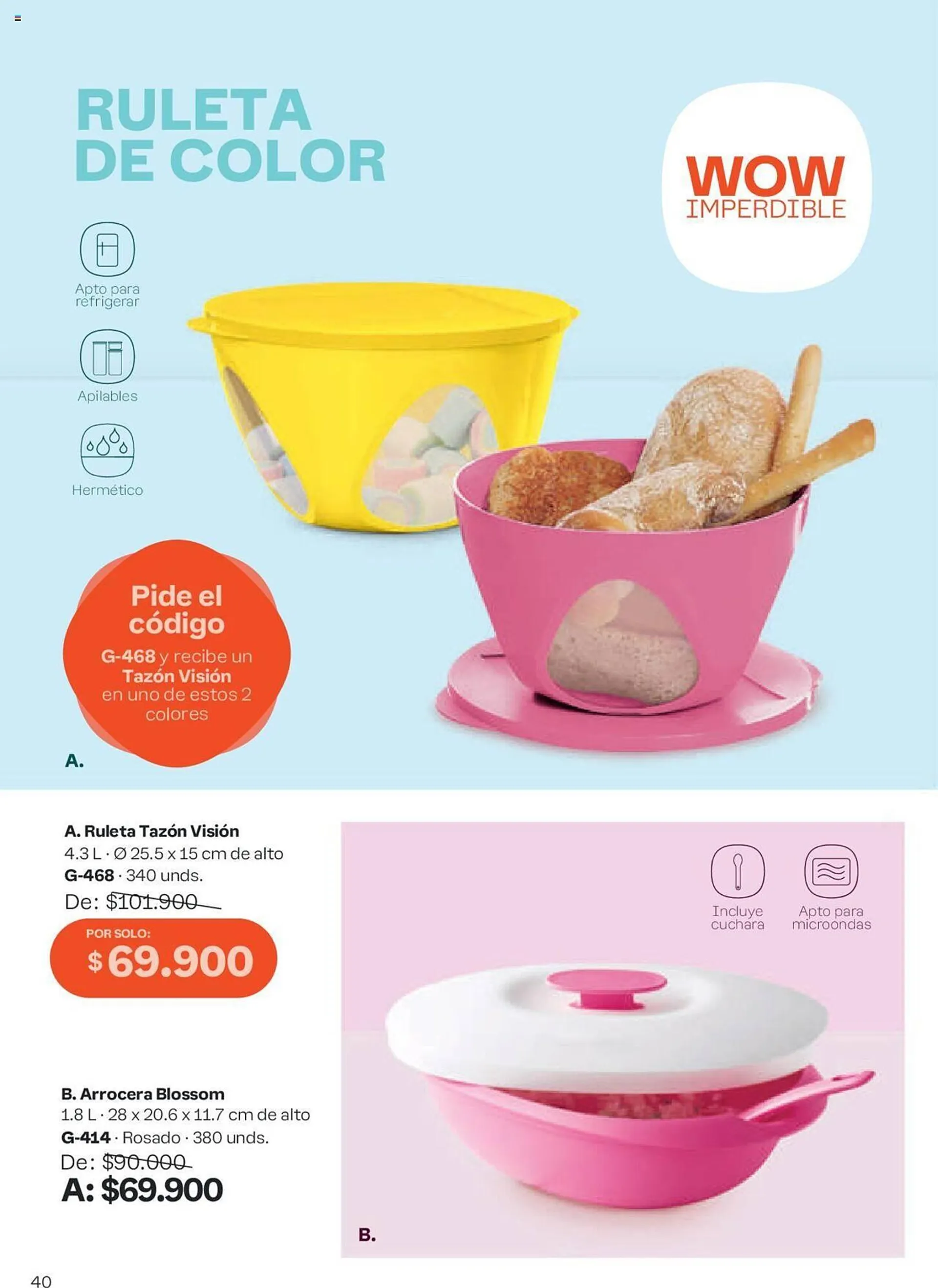 Catalogo de Catálogo Tupperware 14 de junio al 11 de julio 2024 - Pag 40