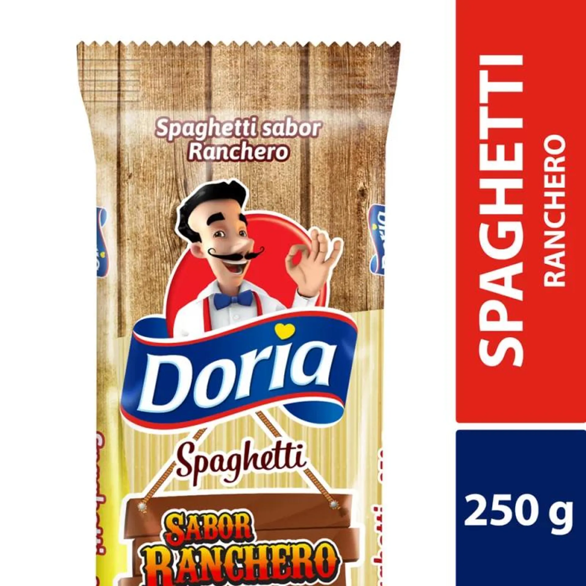 Pasta Doria Spaghetti Sabor Ranchero 250 g