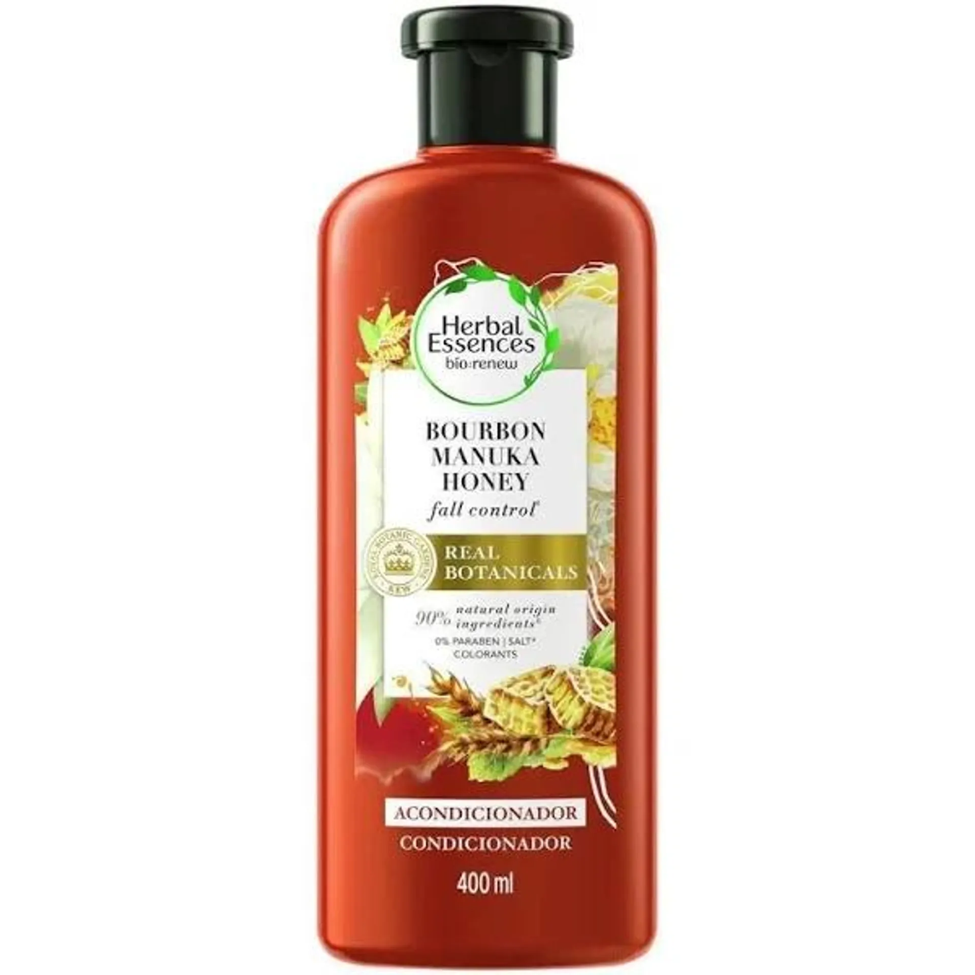 Acondicionador Herbal Essences Bourbon Manuka Honey Frasco 400 mL