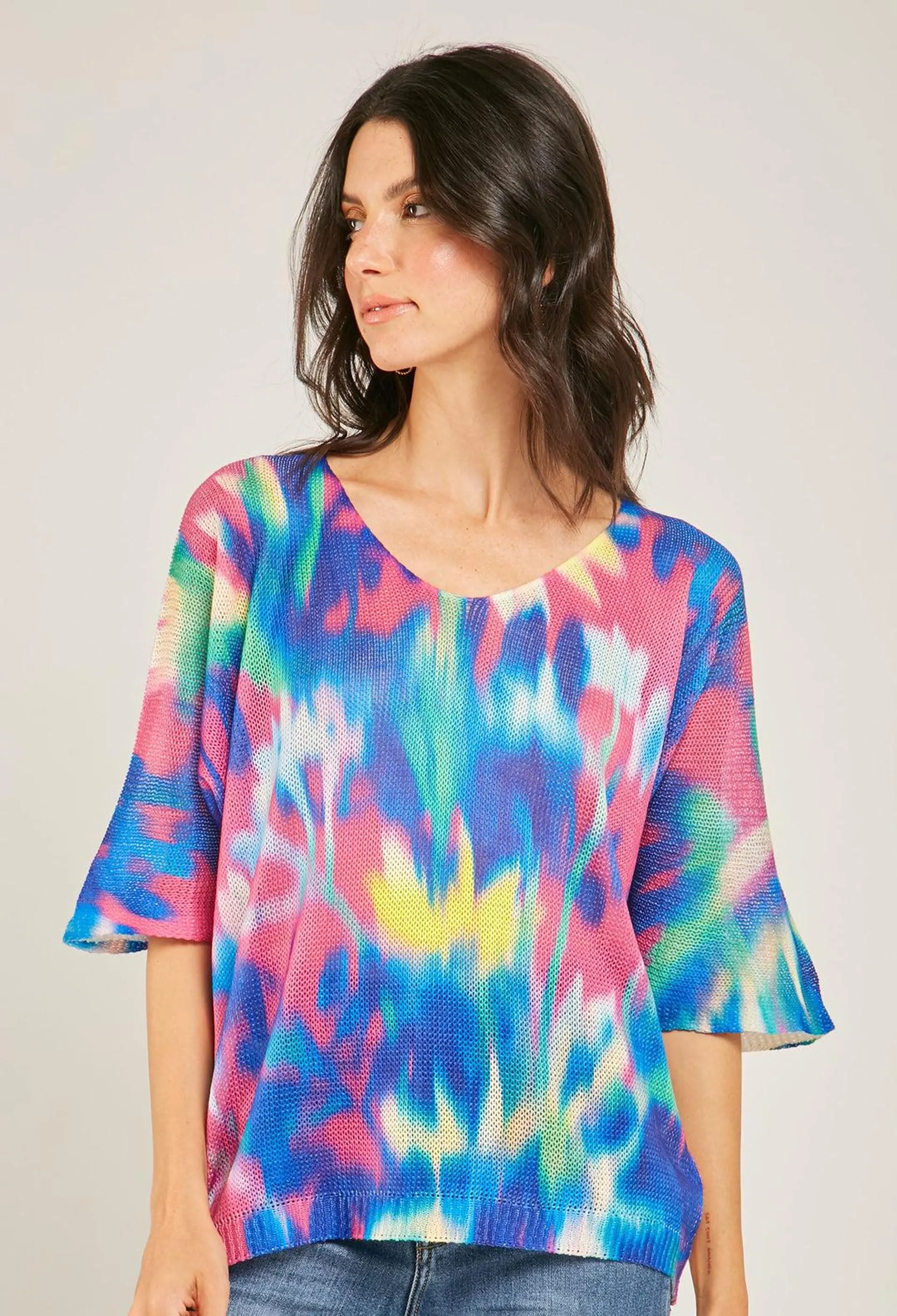 Blusa Tejida Multicolor Mujer - SALE