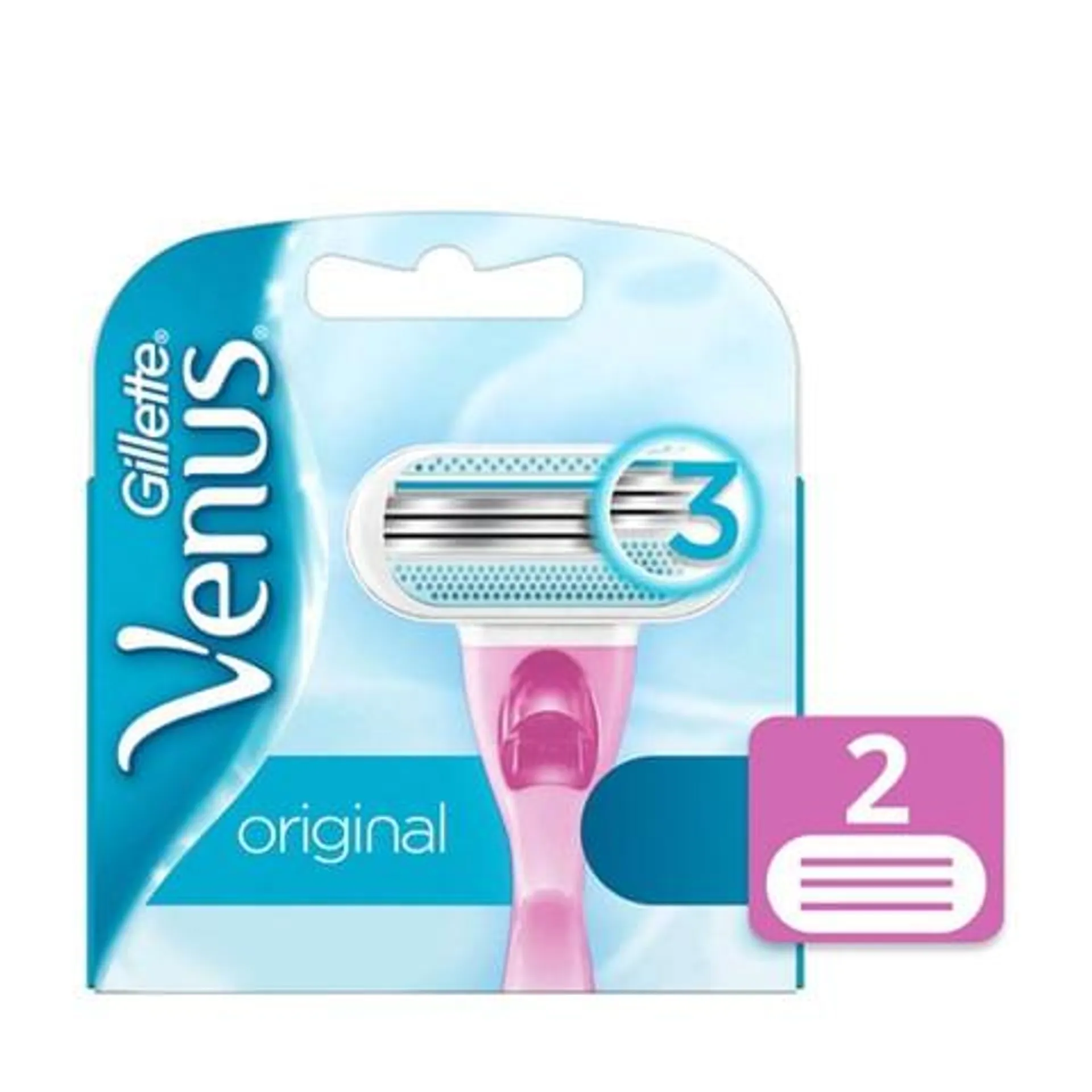 Repuesto Maquina Afeitar Gillette Venus X 2 Cartuchos