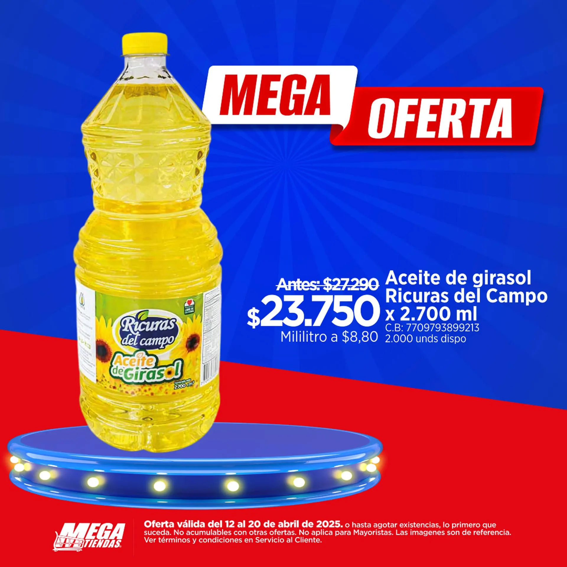 Catalogo de Catálogo MegaTiendas 14 de abril al 20 de abril 2025 - Pag 1