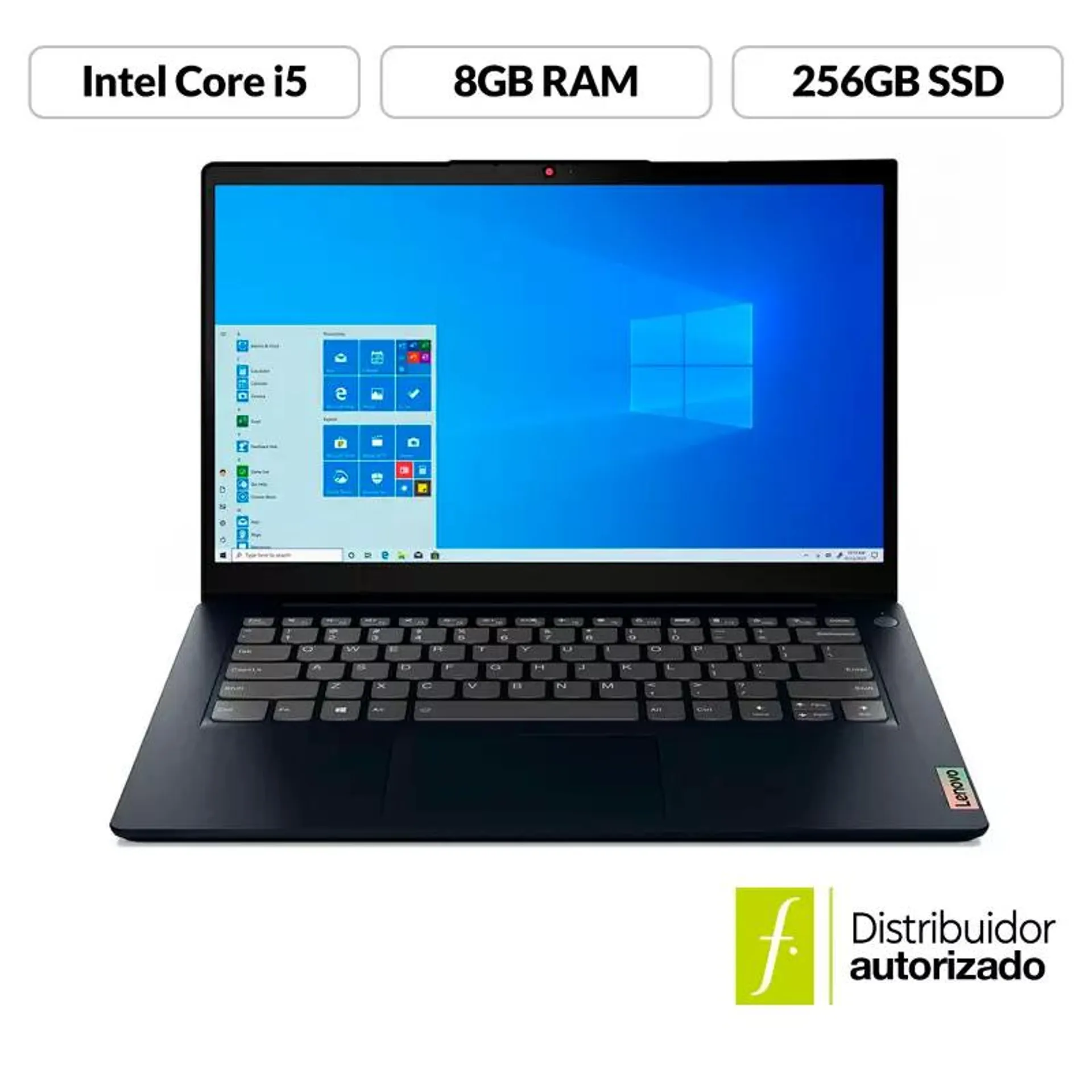 Portátil Lenovo | Intel Core i5 | 8GB RAM | 256GB SSD Almacenamiento | Windows 11 | 14 pulgadas Full HD | Computador Portátil