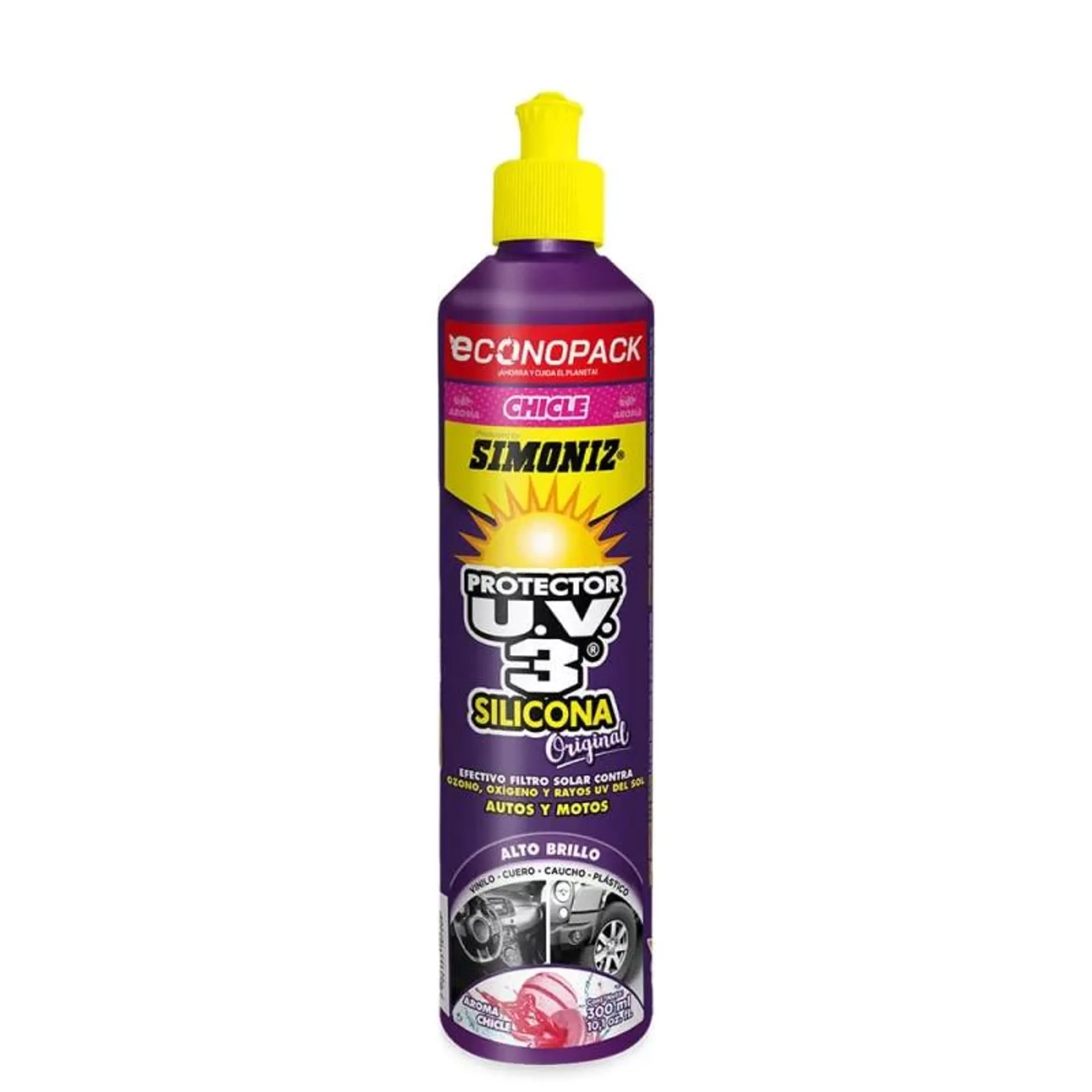 Silicona Simoniz Protector UV3 Chicle Econopack x 300 ml