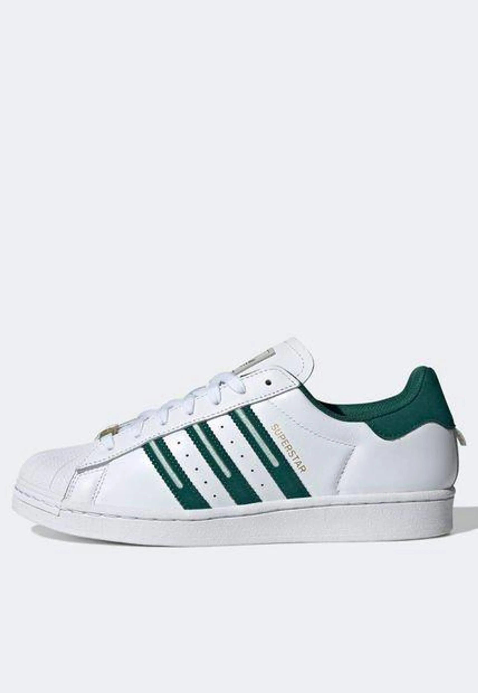 Tenis Lifestyle Blanco-Verde-Dorado adidas Originals Superstar