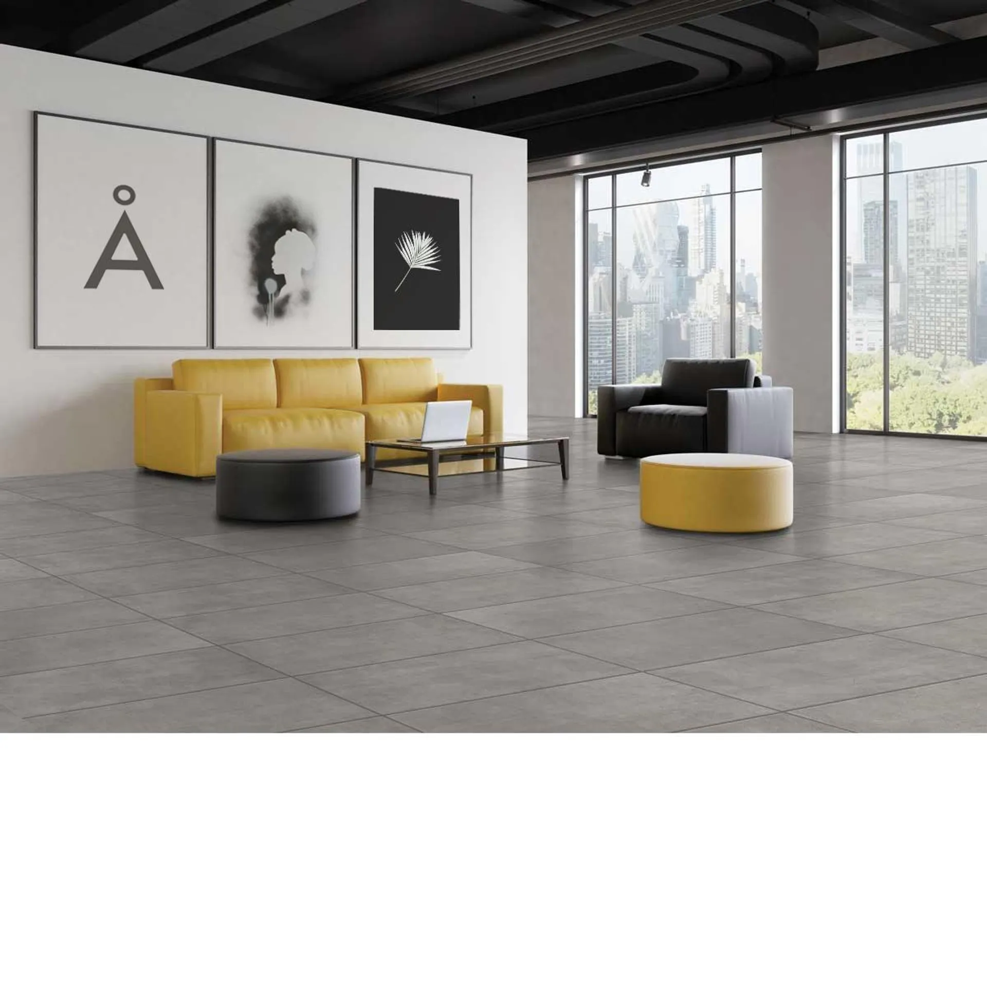 Piso Porcelanato Soho Gris Multitono 31.2x61.3