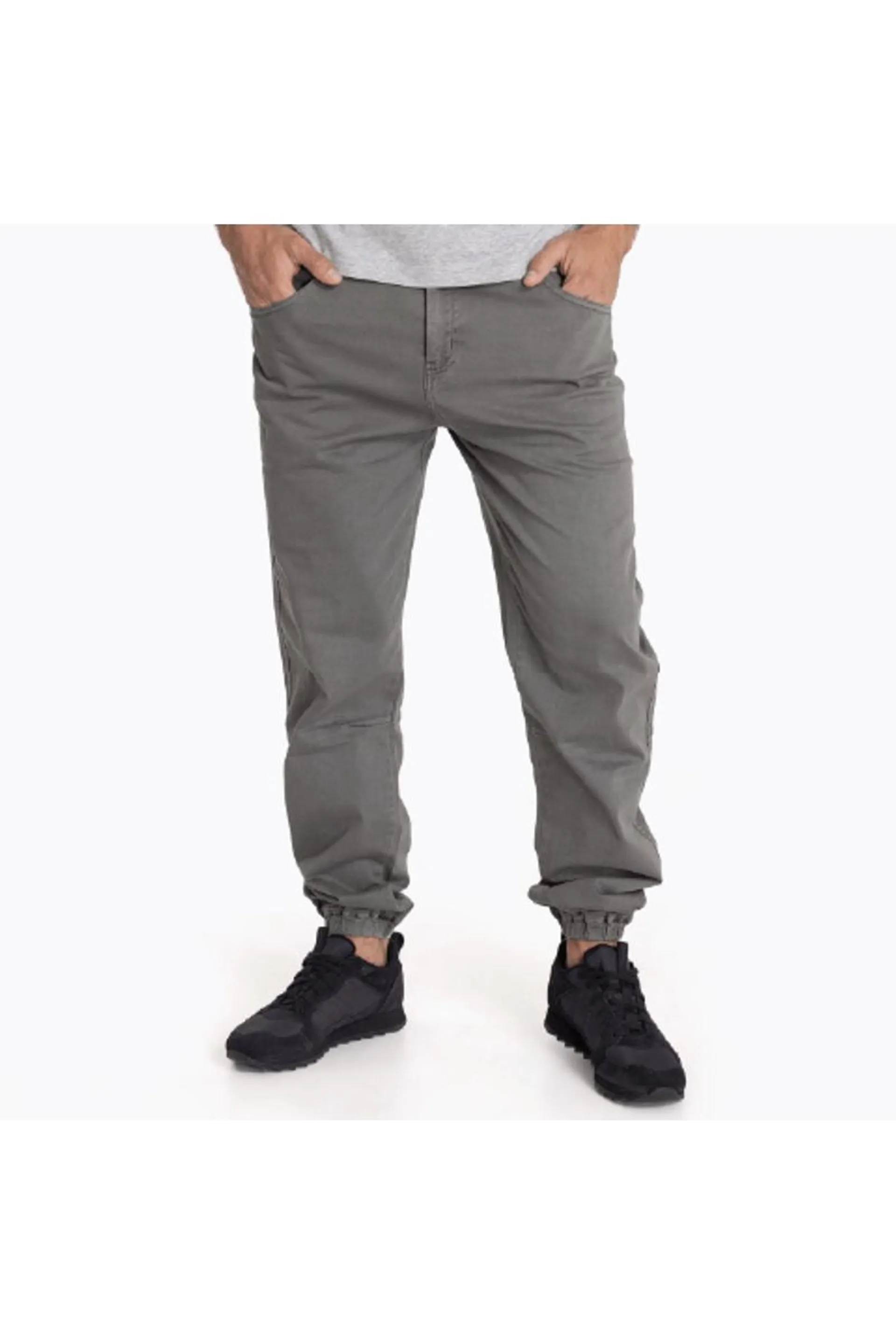 Pantalon M Cotton Jogger-Charcoal Grey