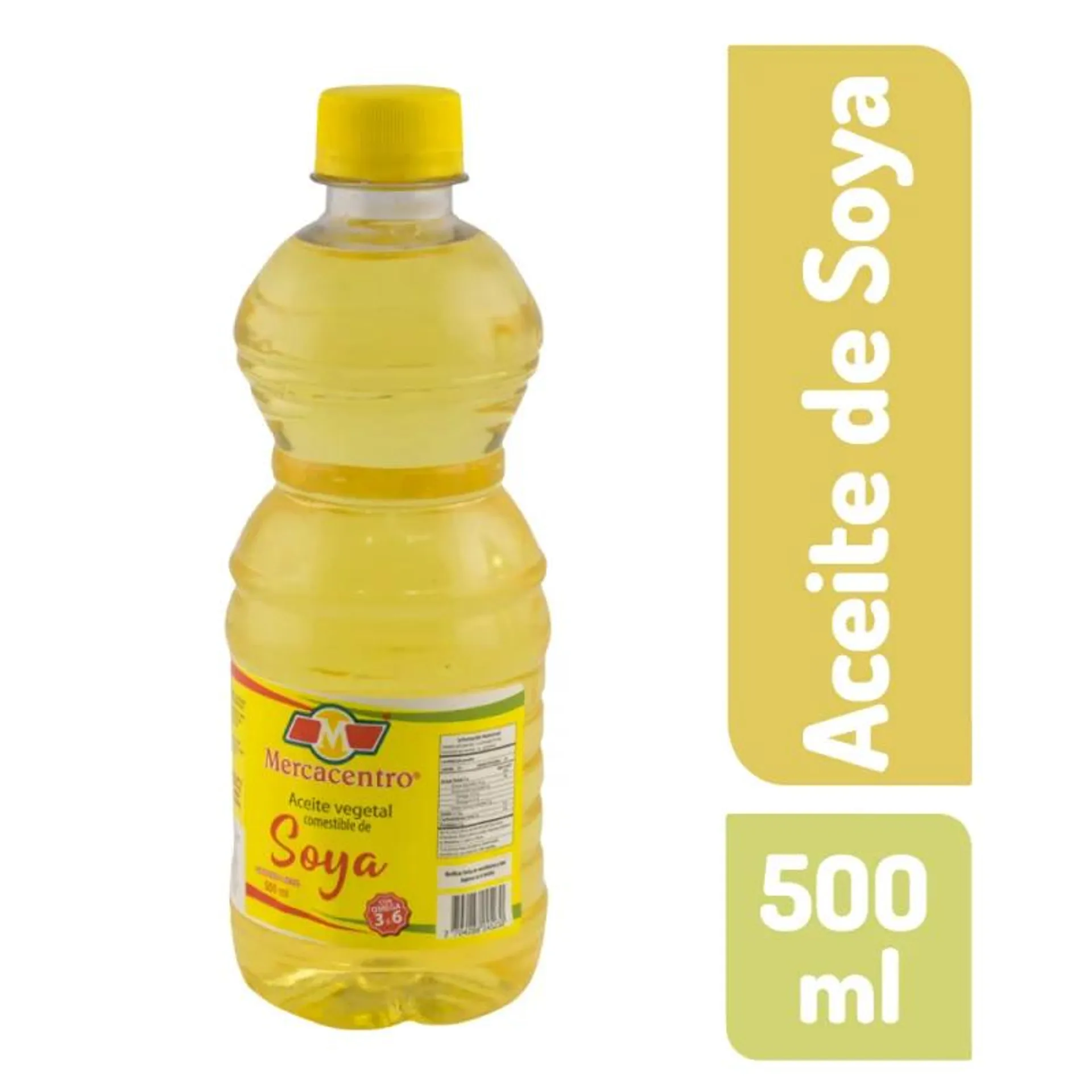 Aceite De Soya Mercacentro x 500 ml