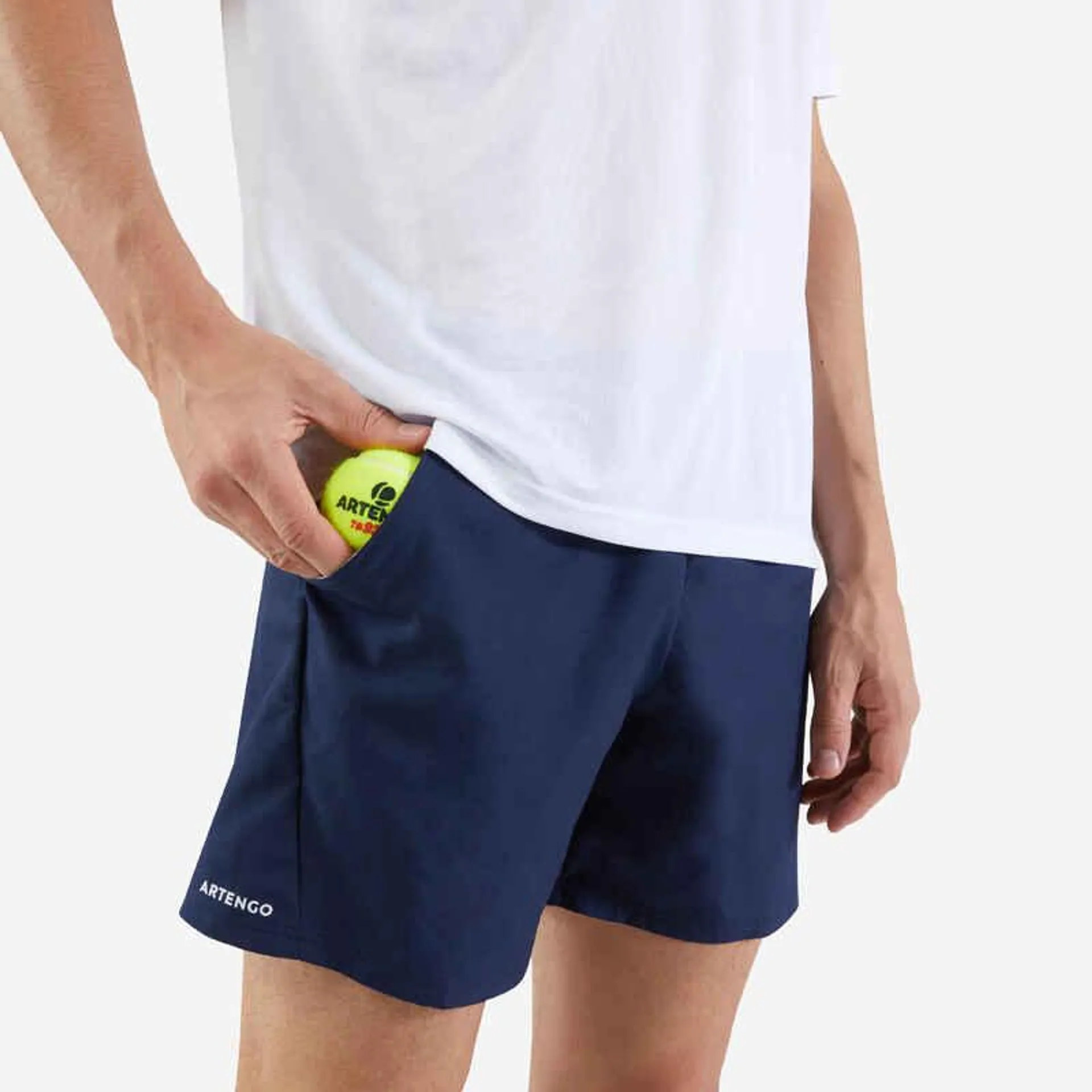 Pantaloneta de tenis hombre - Essential azul oscuro