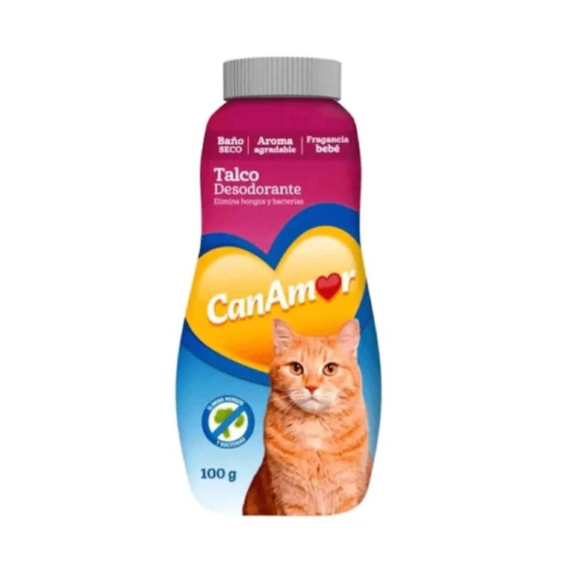 Talco Desodorante Can Amor Gatos x 100 g