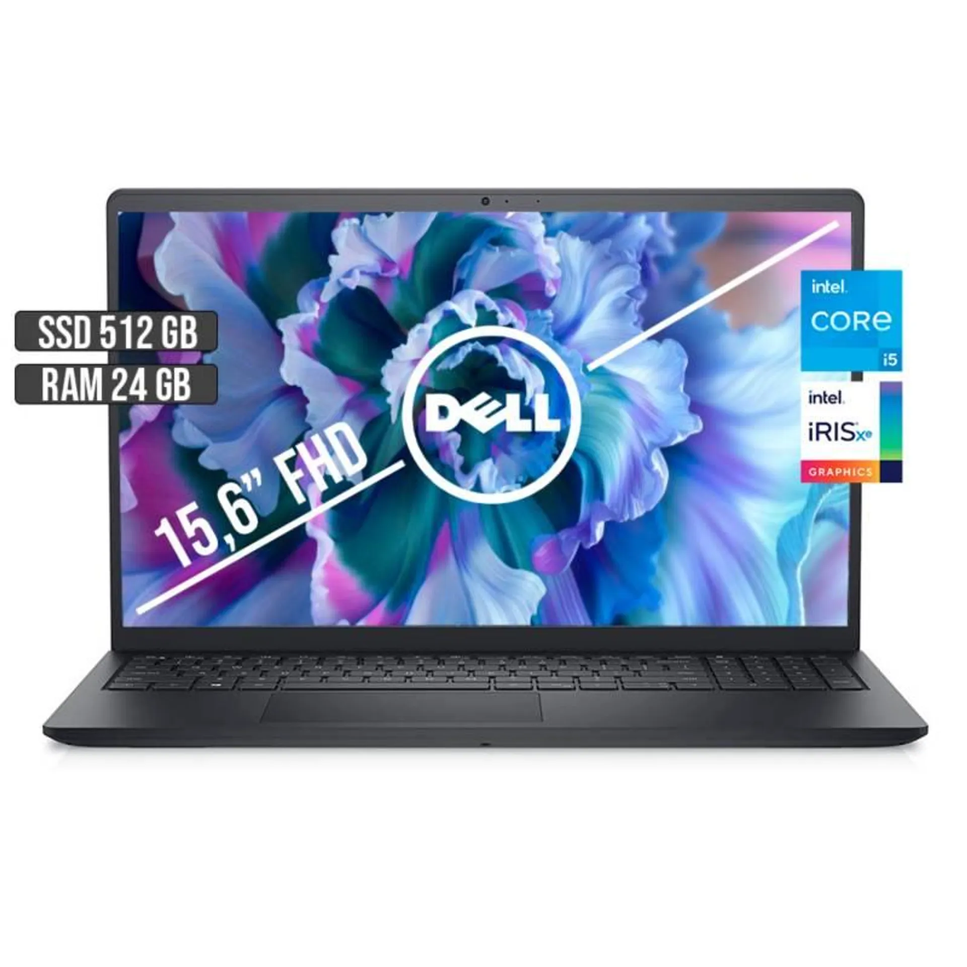 DELL INSPIRON 15 INTEL CORE I5-1135G7 SSD 512GB RAM 24GB LED 15.6" FHD