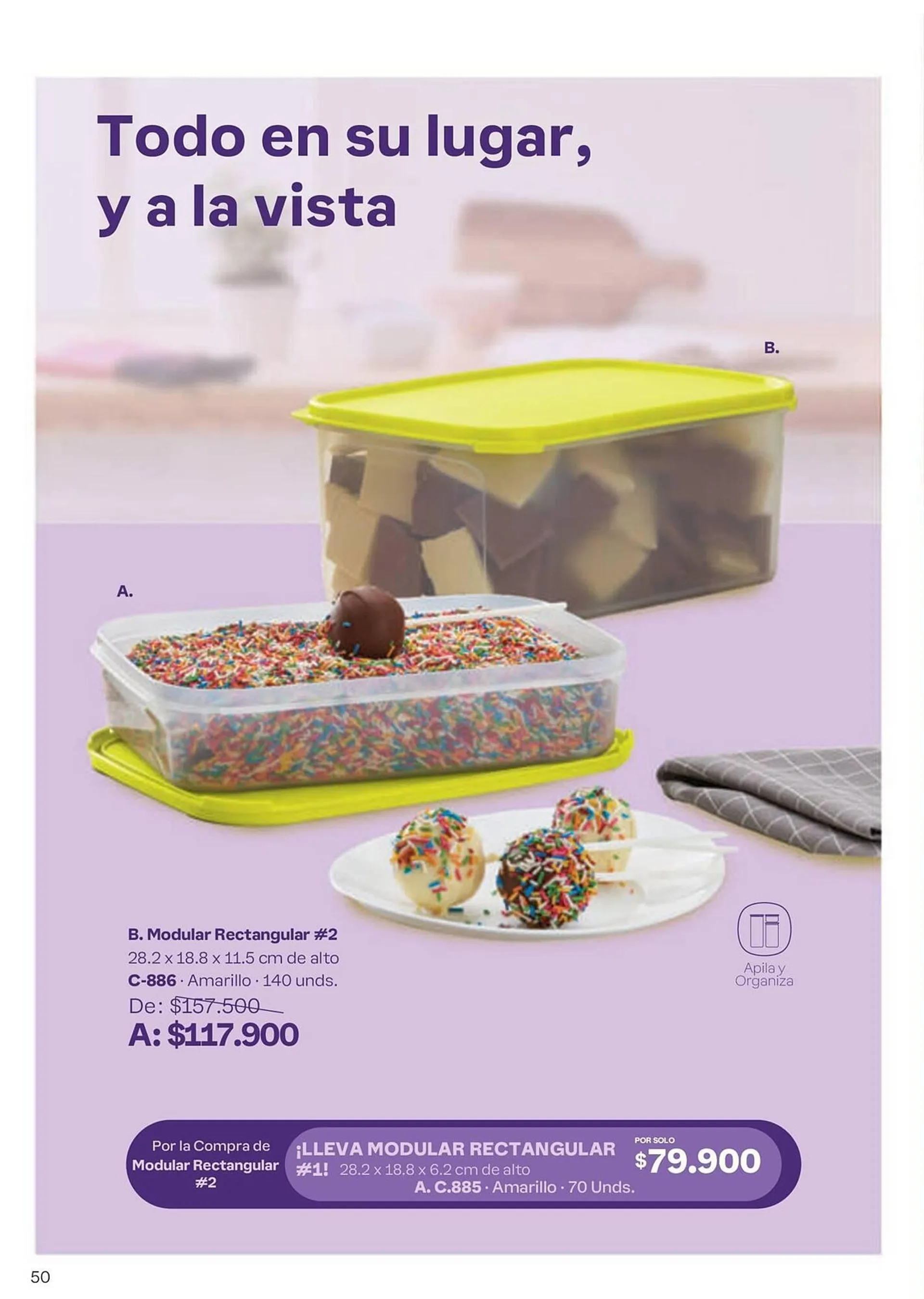 Catalogo de Catálogo Tupperware 6 de septiembre al 3 de octubre 2024 - Pag 50