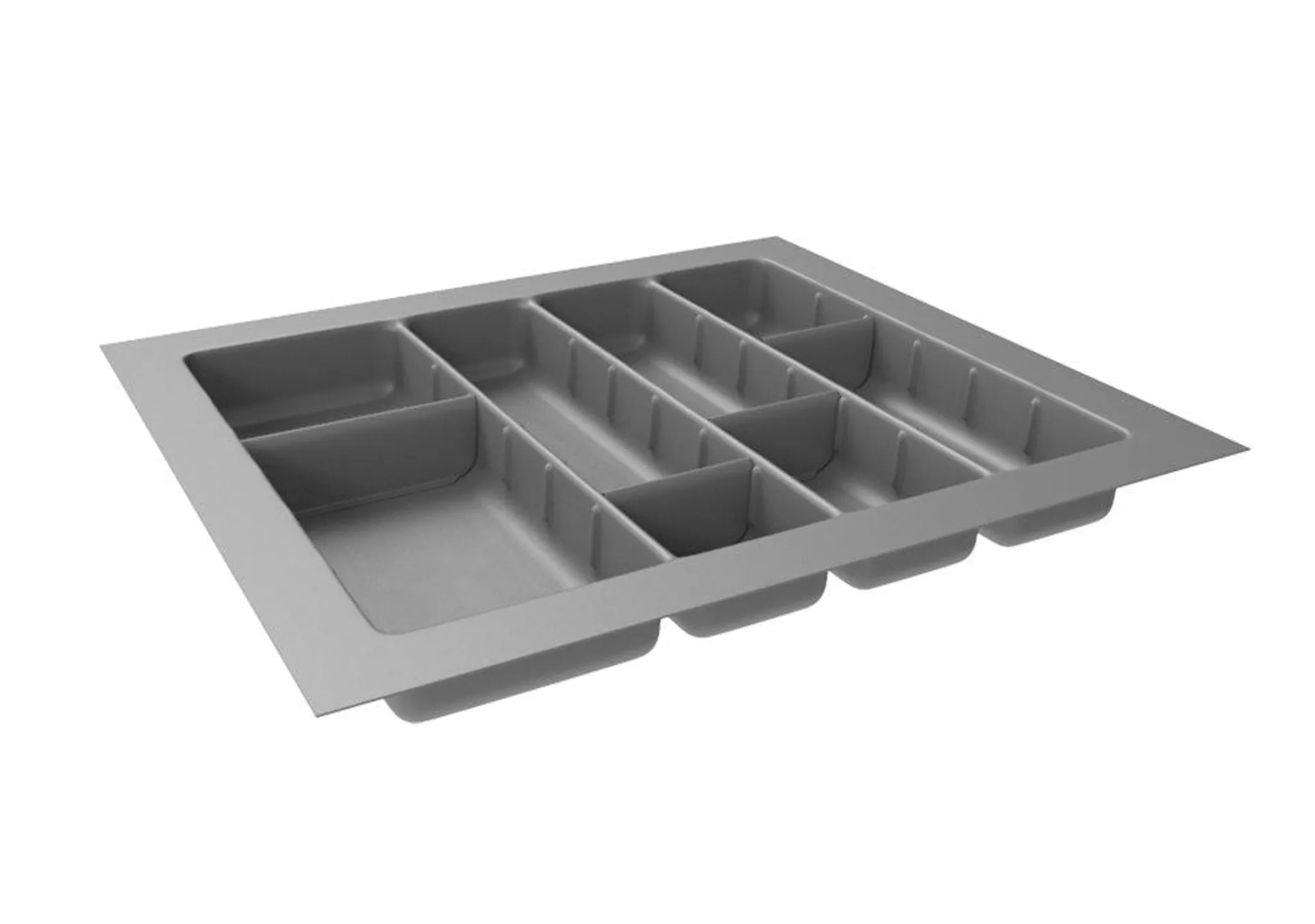 Cubertero plastico gris serie a2 530x480x50