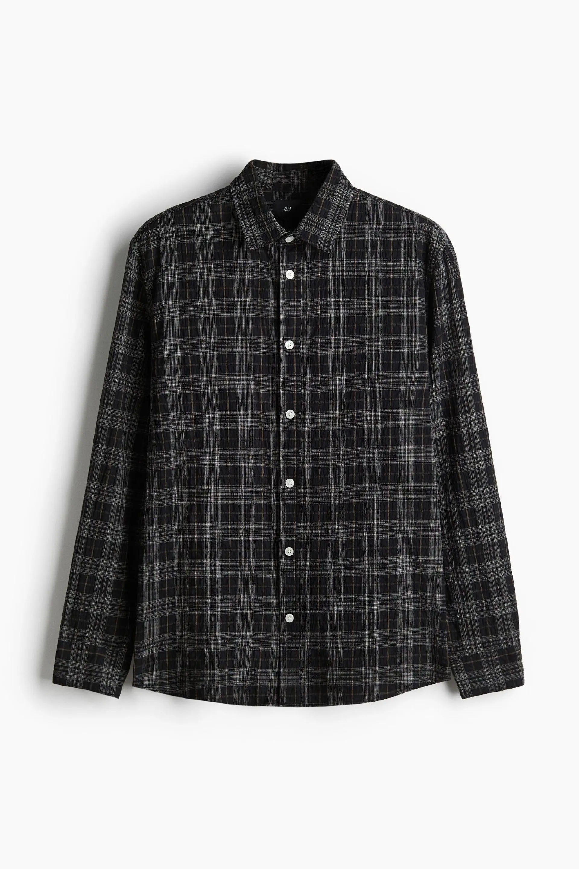 Camisa texturizada Loose Fit
