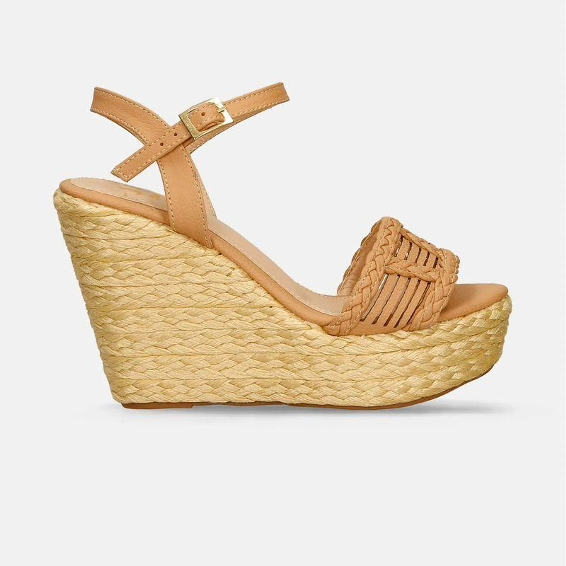 Sandalias Camel Bata Jenvira Mujer