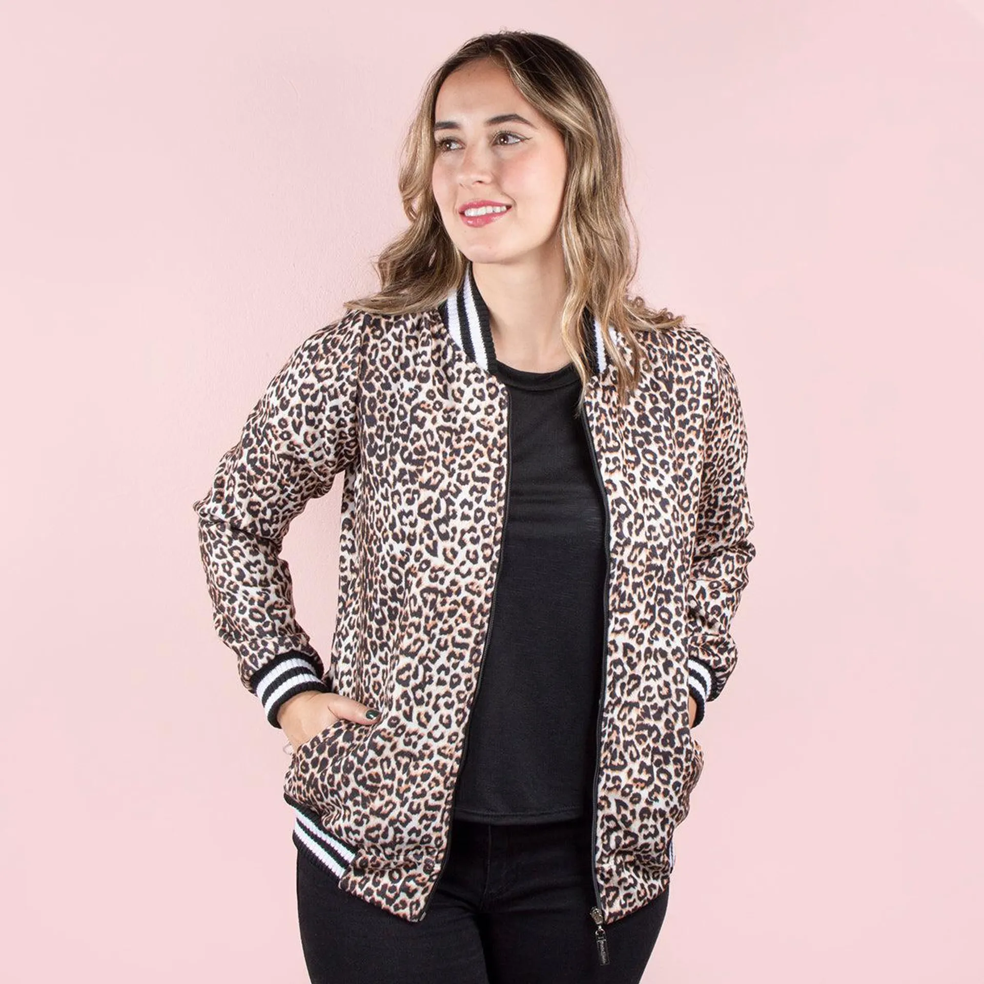 Chaqueta color animal print