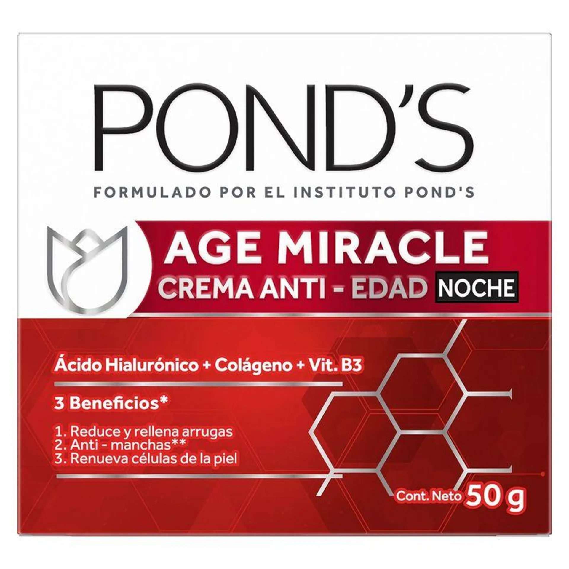 Cremaponds Age Miracle Crema Noche 50ml