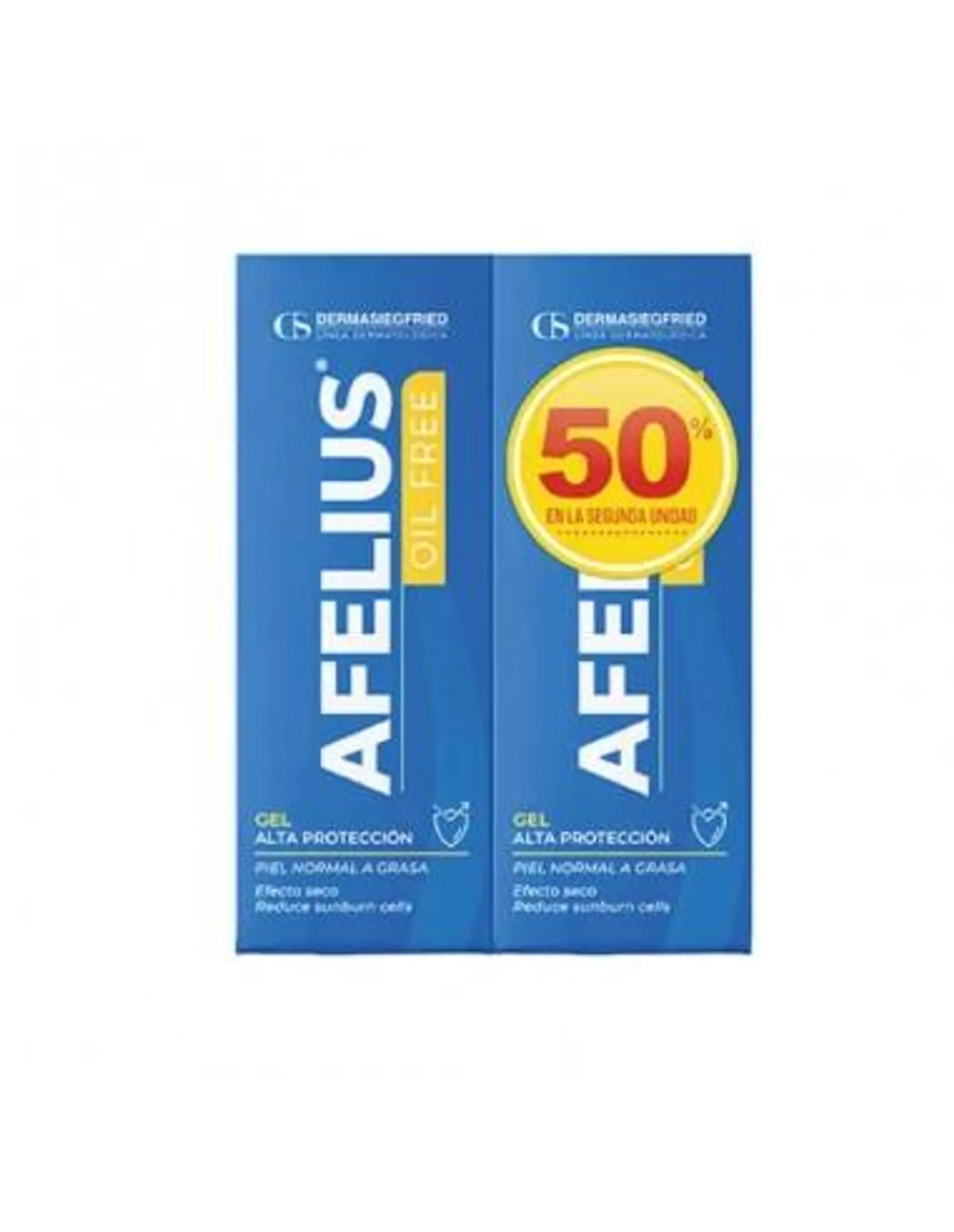 Kit Afelius Oil free SPF50+ X 60ML