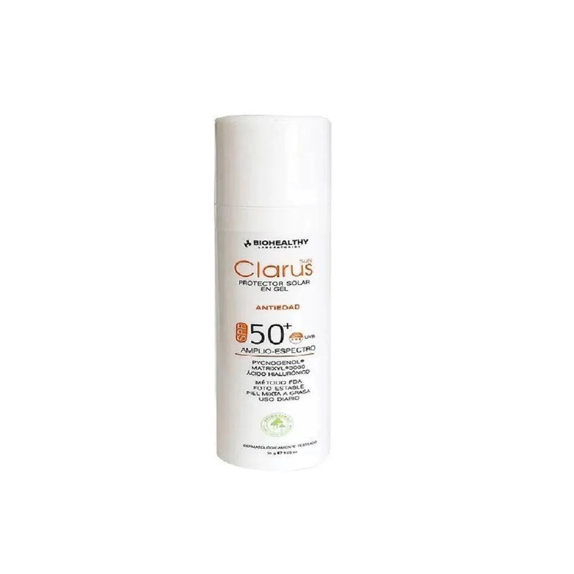 Clarus Gel Spf 50 Tubo X 30 Gramos