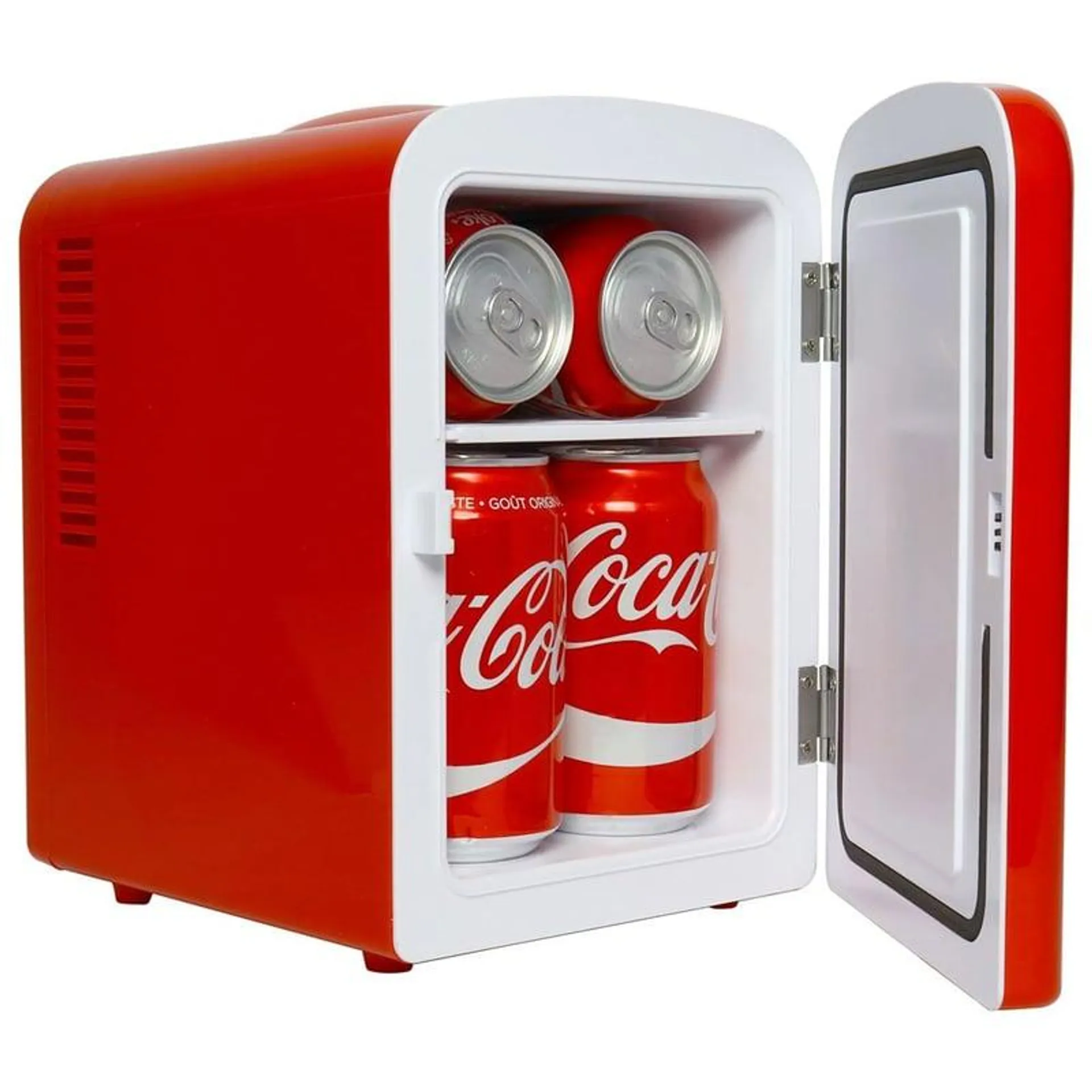 MINIBAR COCA COLA PORTABLE CON CAPACIDAD PARA LATAS