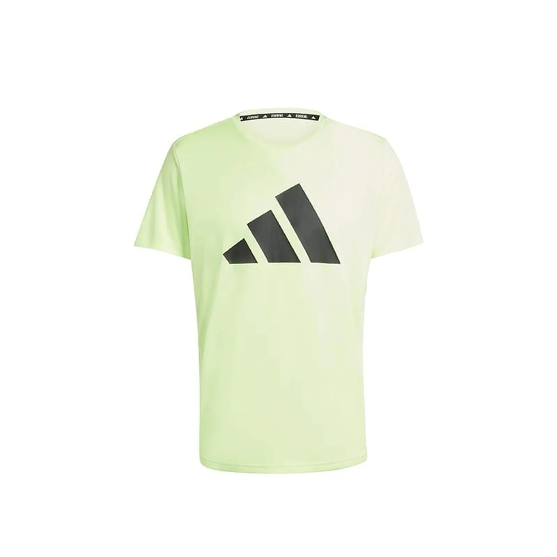 Camiseta Adidas Running Hombre Run It Tee Verde Neon