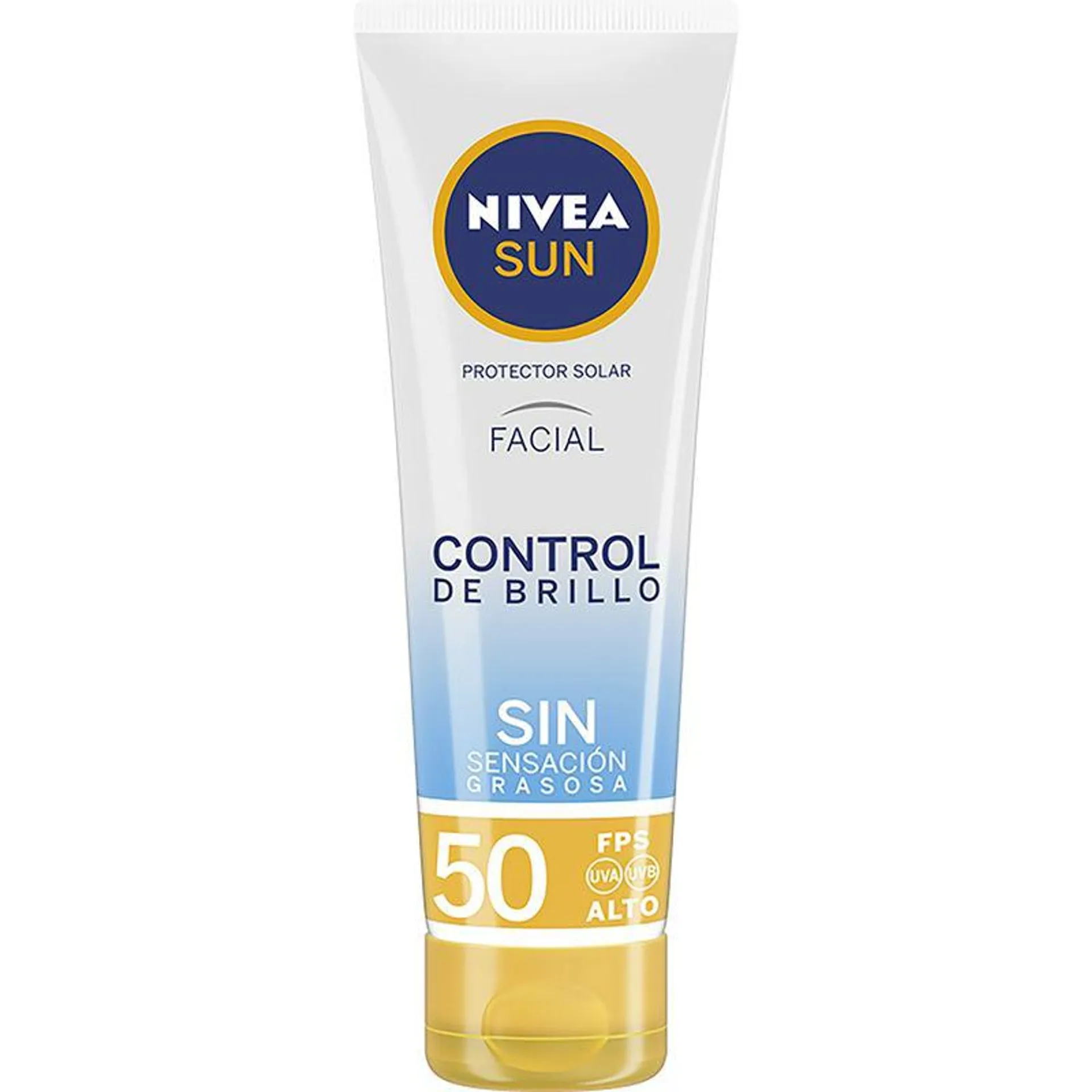 Protector Nivea Sun Crema Facial Con Brillo Spf50X 50Ml