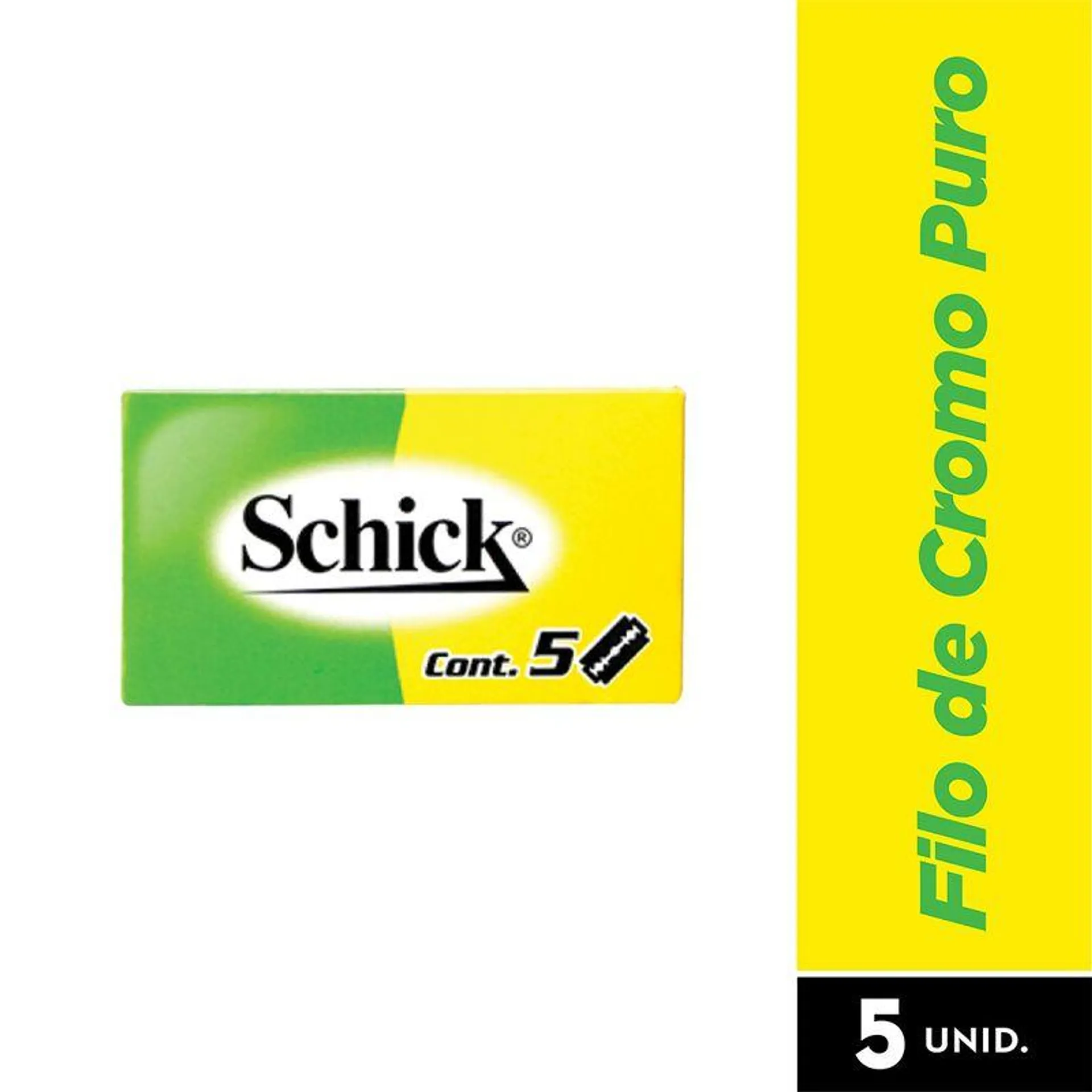 Maquina Afeitar Schick Cuchilla Blister X 5 Und