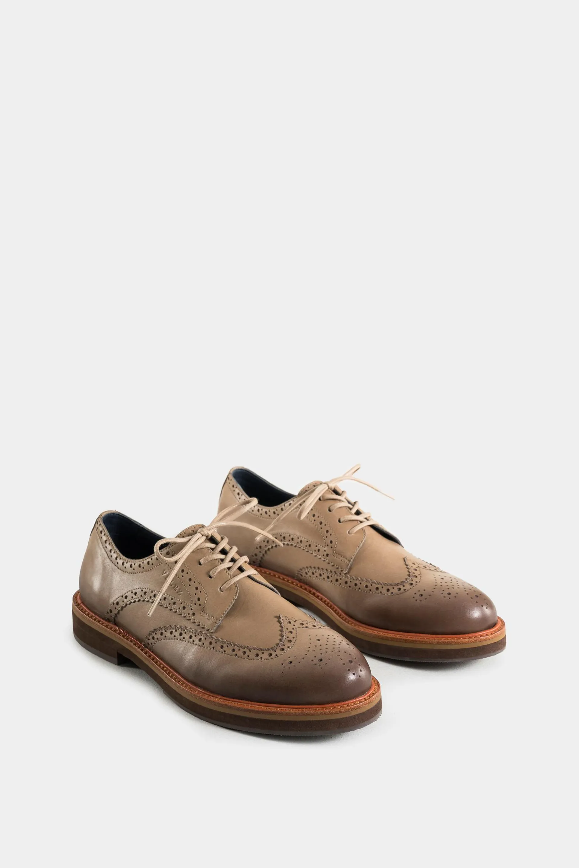 Zapatos cordón brogue de cuero para hombre cortes tradicionales