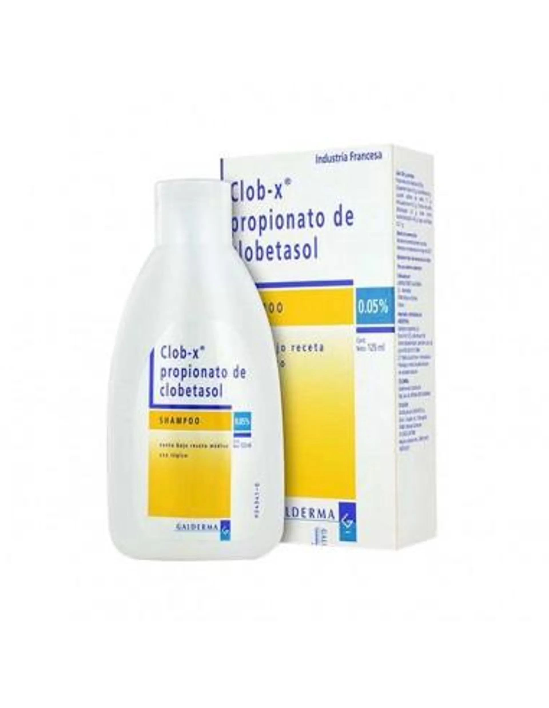 Clob-X Shampoo (Propionato de Clobetasol 0.05%) X 125ML