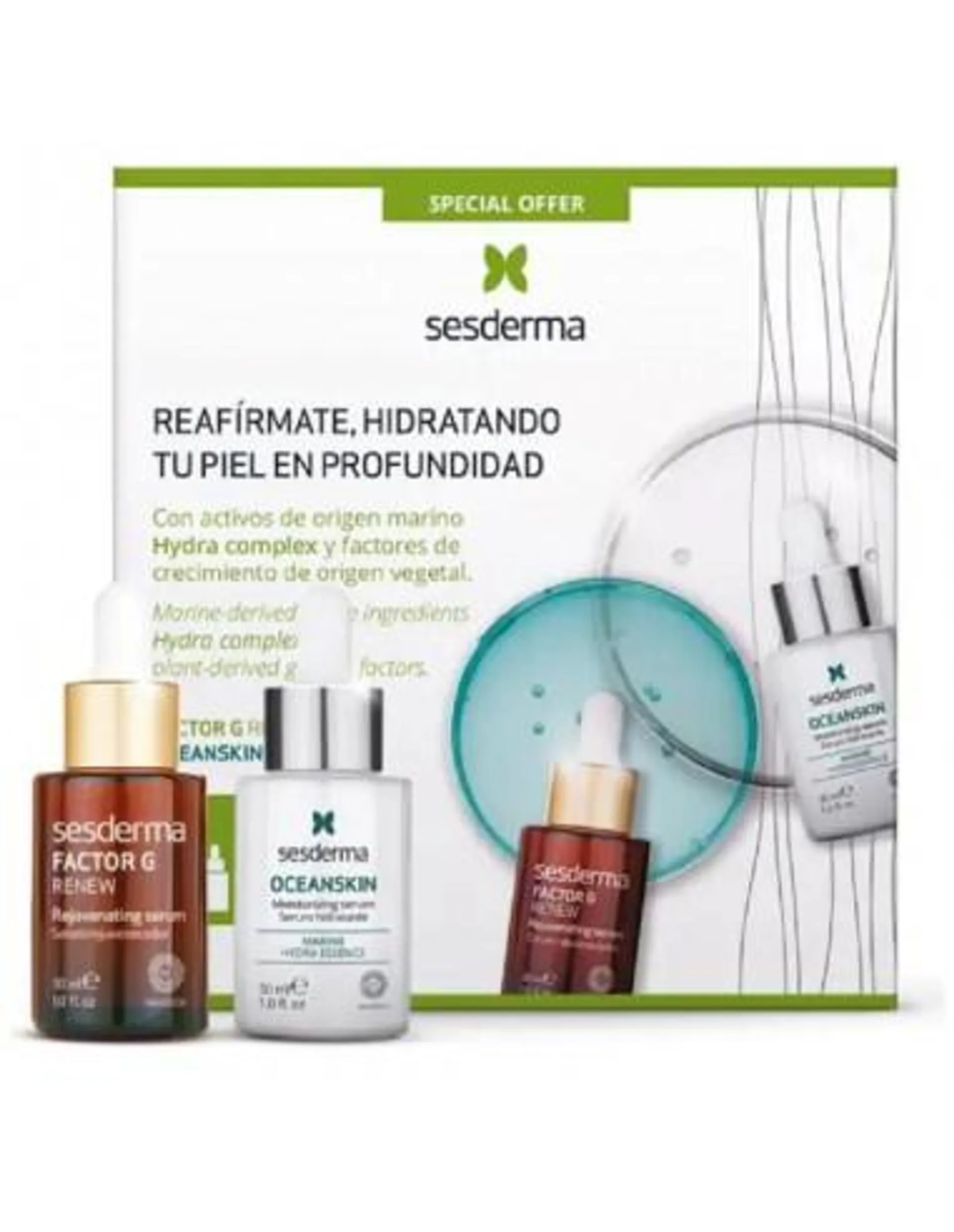 Kit Reafirmante Factor G Suero + Oceanskin Suero