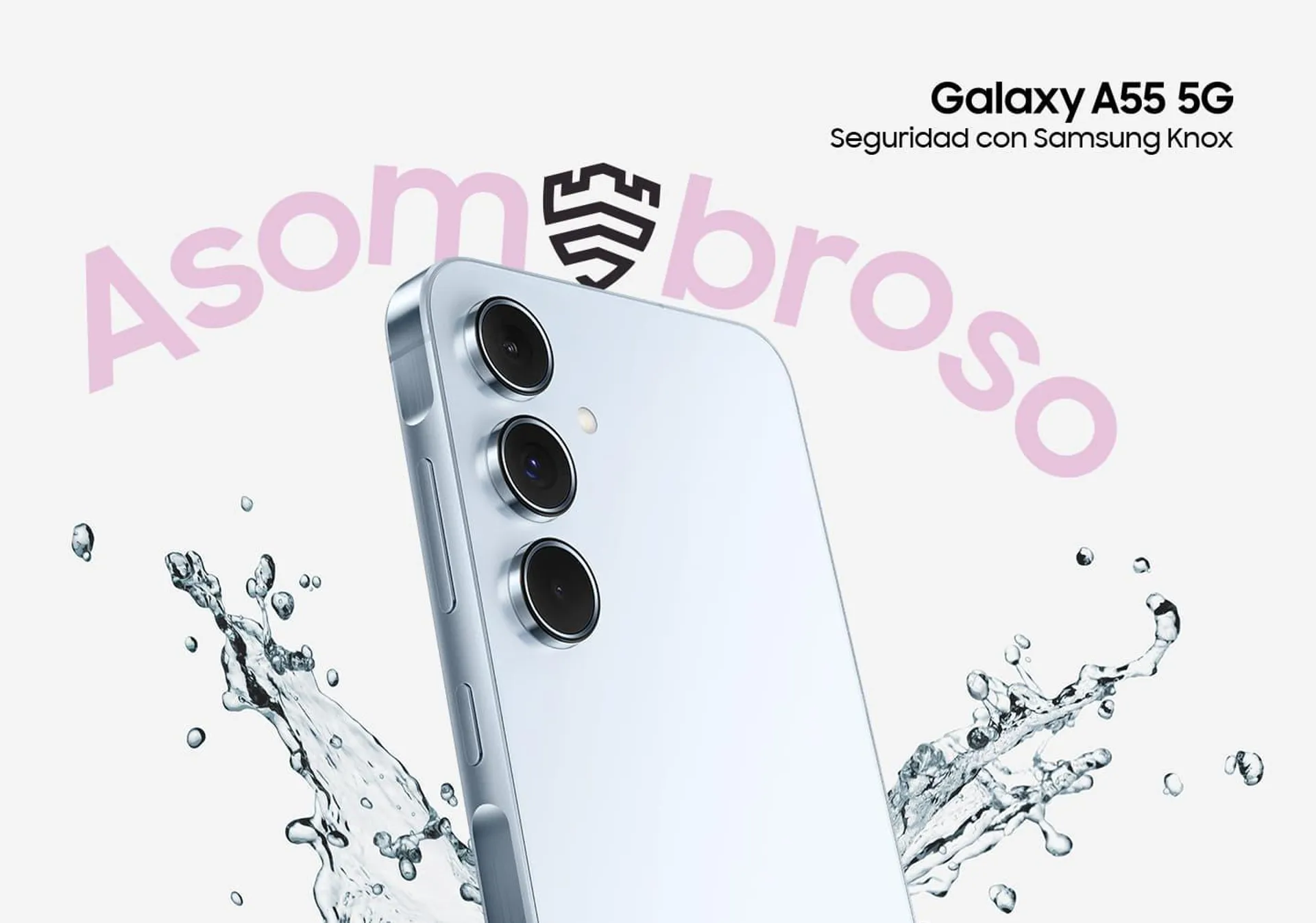 Rodéalo y encuéntralo. Ahora disponible en el Galaxy A55 5G