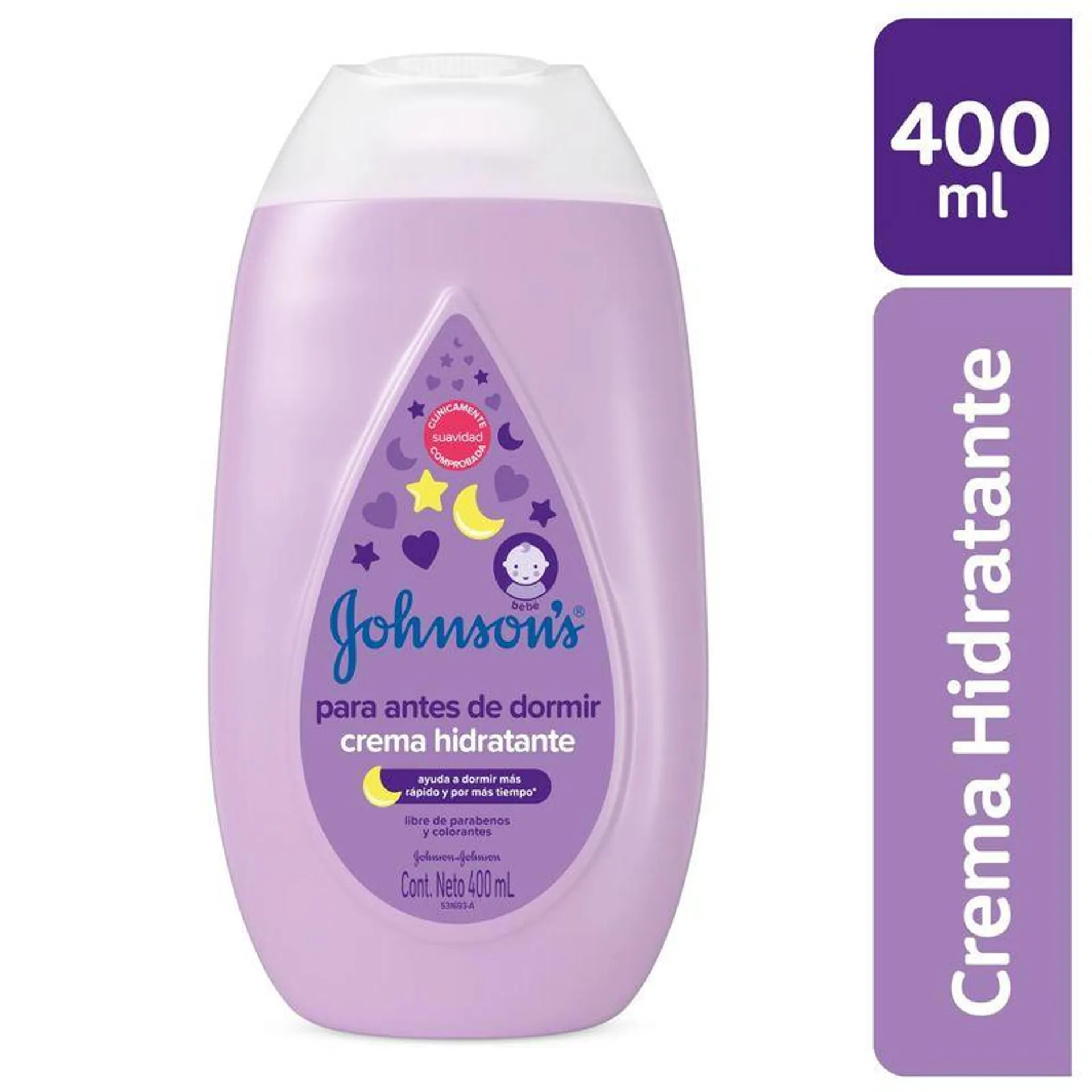 Crema Johnson Liquida Antes De Dormir 400 Ml