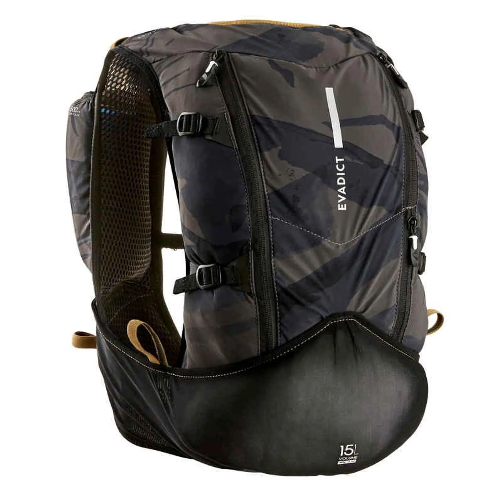 Mochila Ultra Trail 15 L Negro Beige