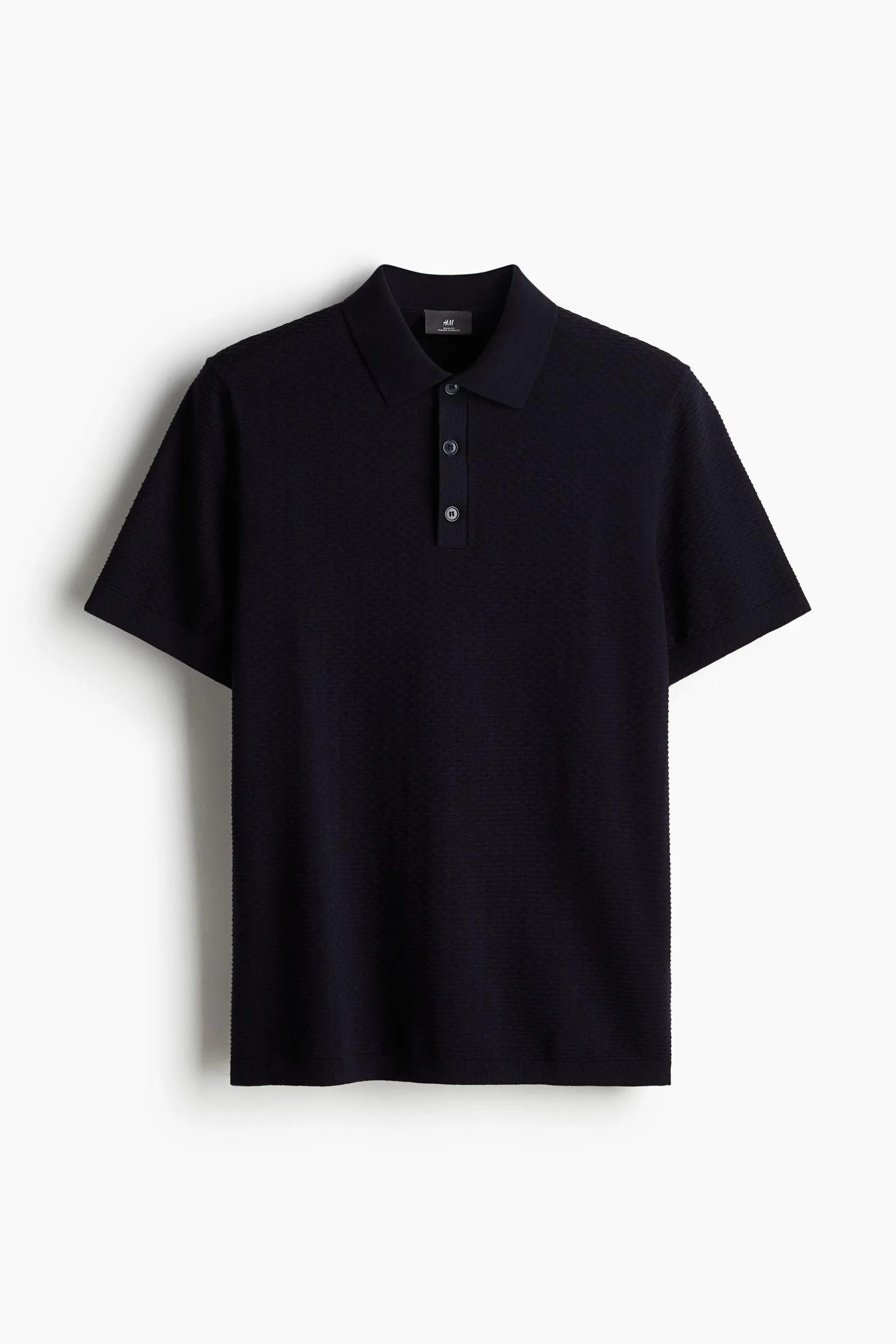 Camiseta polo en tejido texturizado Slim Fit - H&M Colombia | Moda online, ropa de Mujer, Hombre, Bebé y  Niños | H&M CO